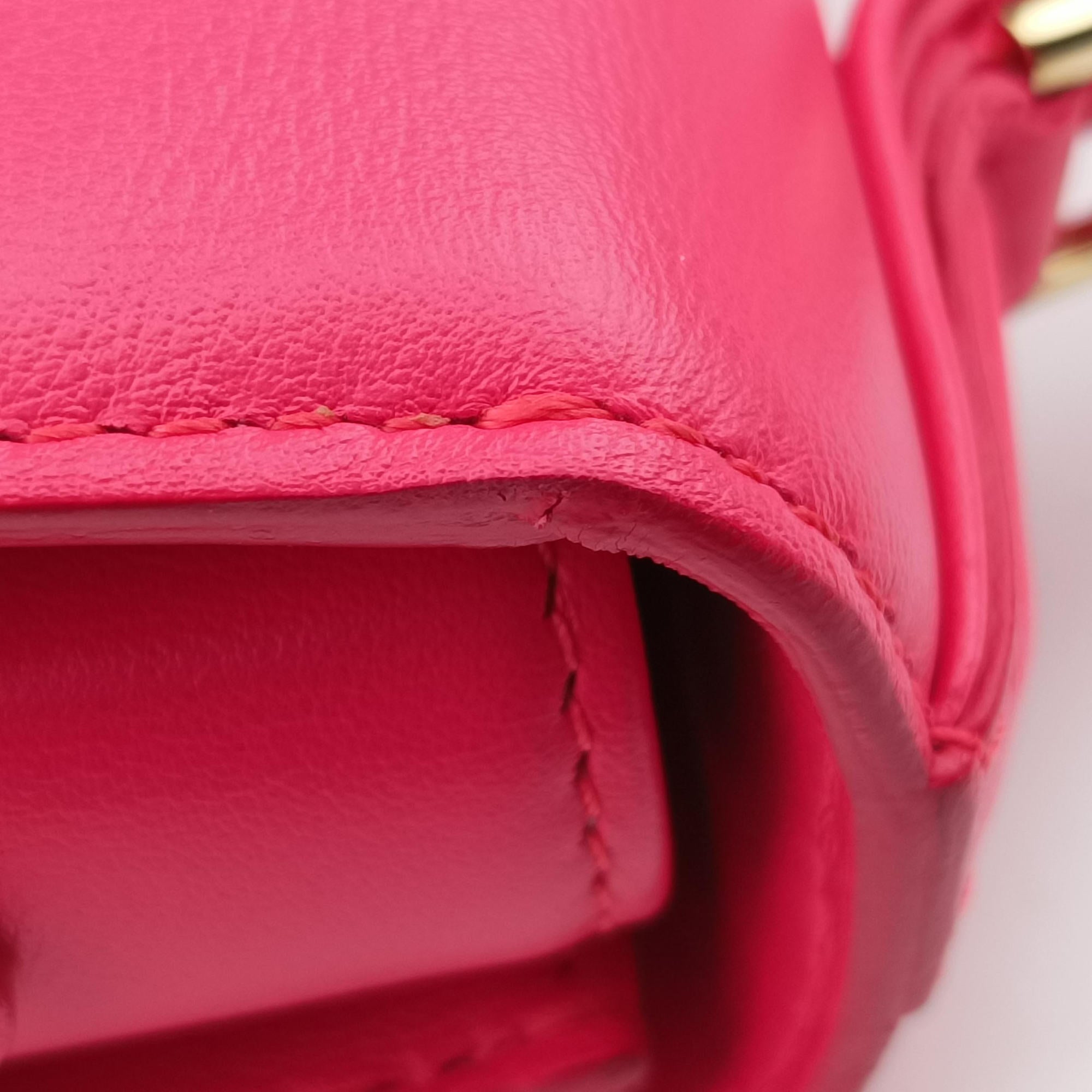 Pre-owned Delvaux Tempete Pink leather  shoulderbag | stylenewstar