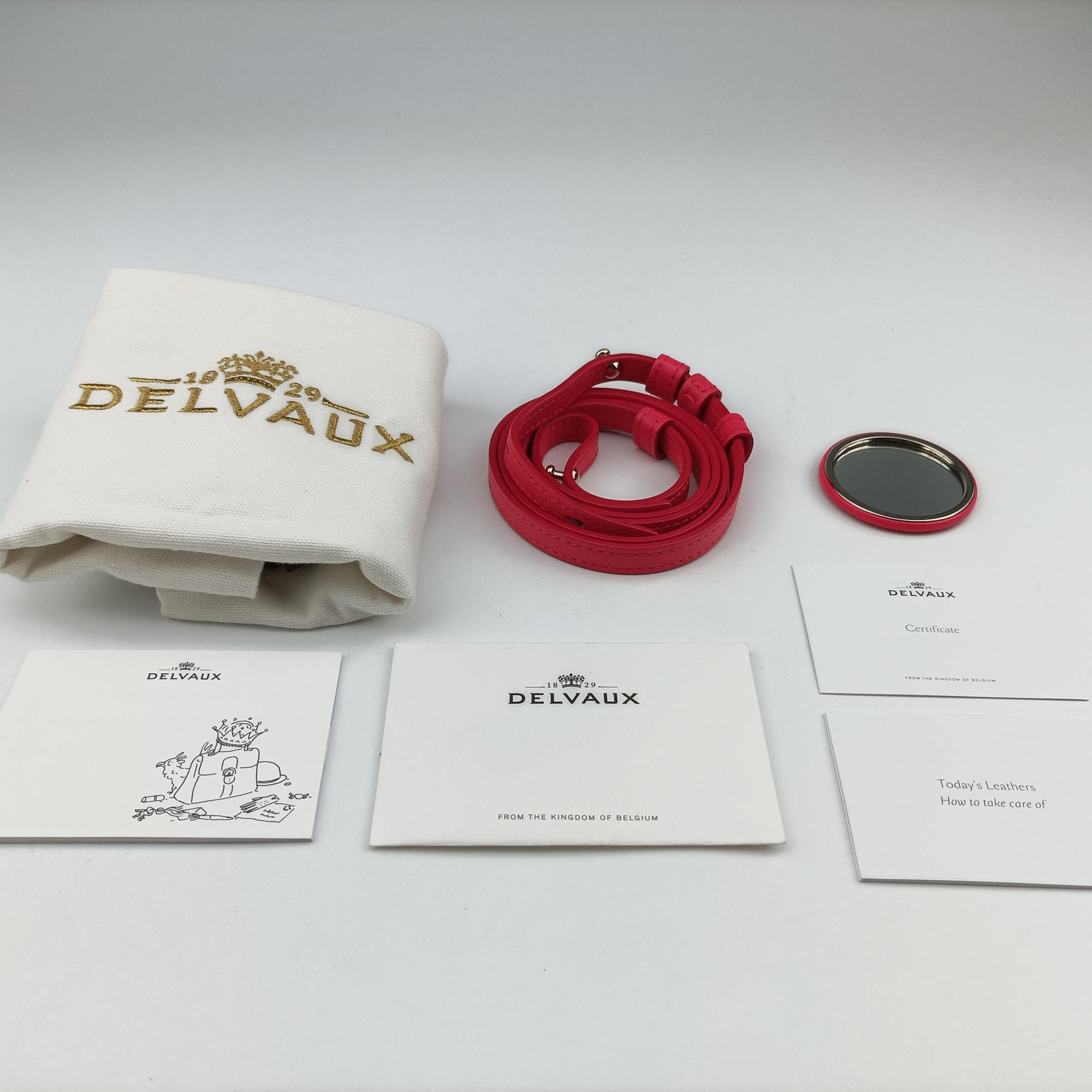 Pre-owned Delvaux Tempete Pink leather  shoulderbag | stylenewstar