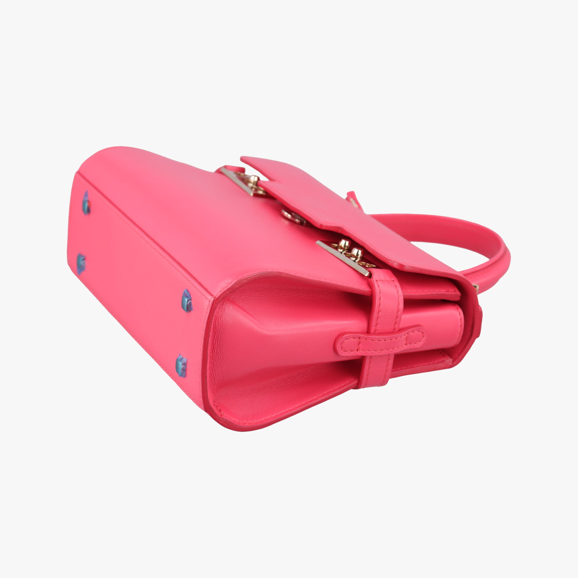 Pre-owned Delvaux Tempete Pink leather  shoulderbag | stylenewstar