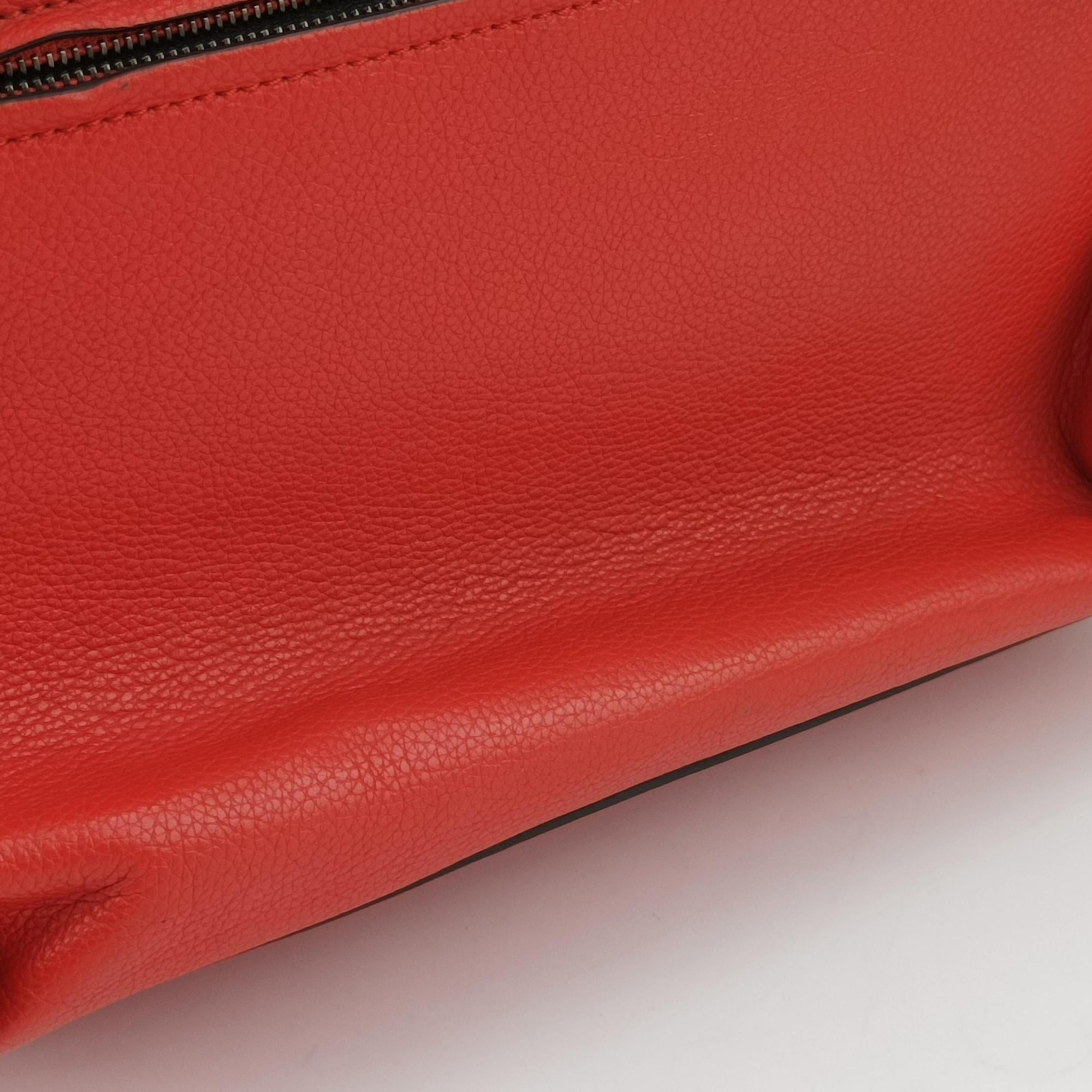 Vintage Celine Trapeze Orange Suede×leather  shoulderbag | stylenewstar