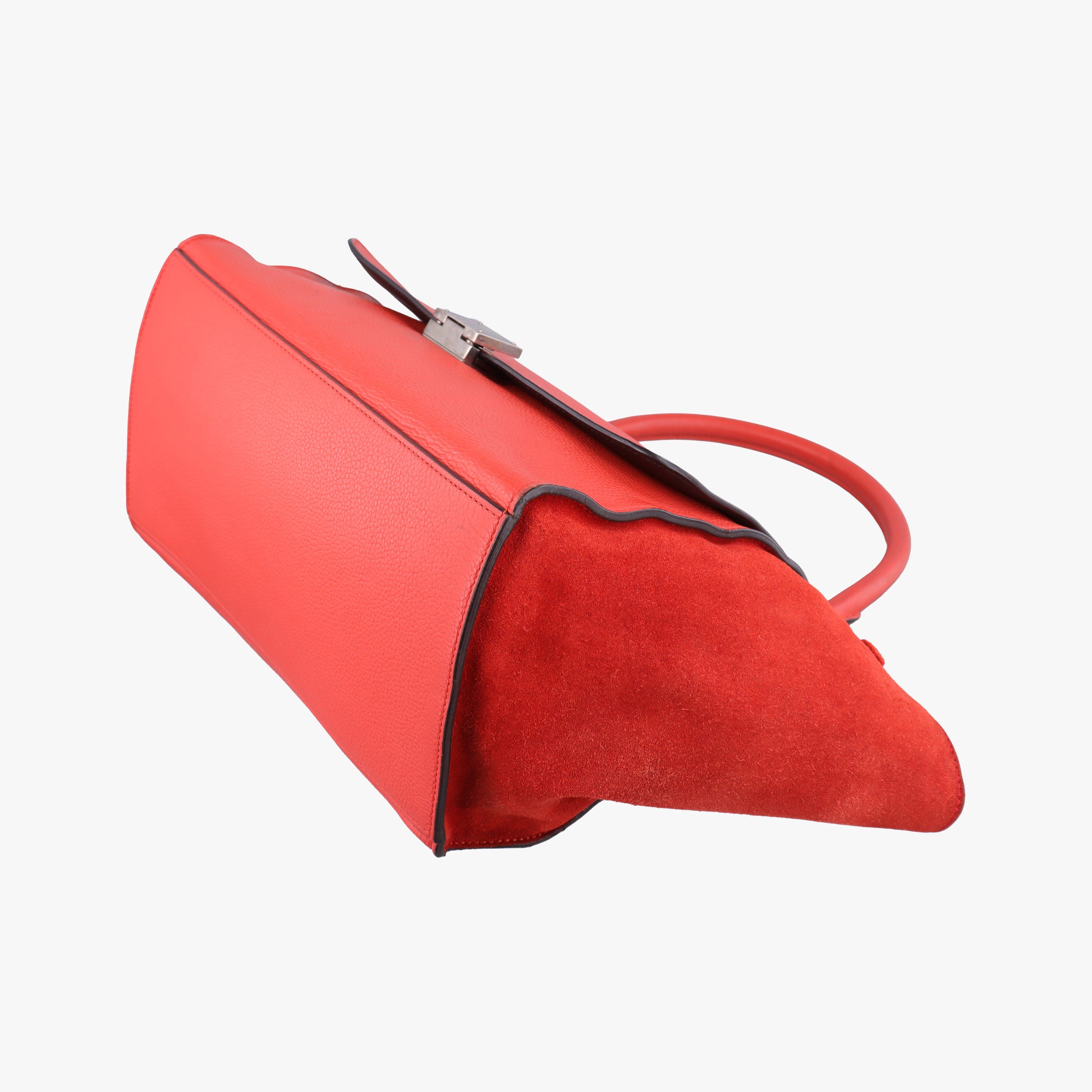 Vintage Celine Trapeze Orange Suede×leather  shoulderbag | stylenewstar