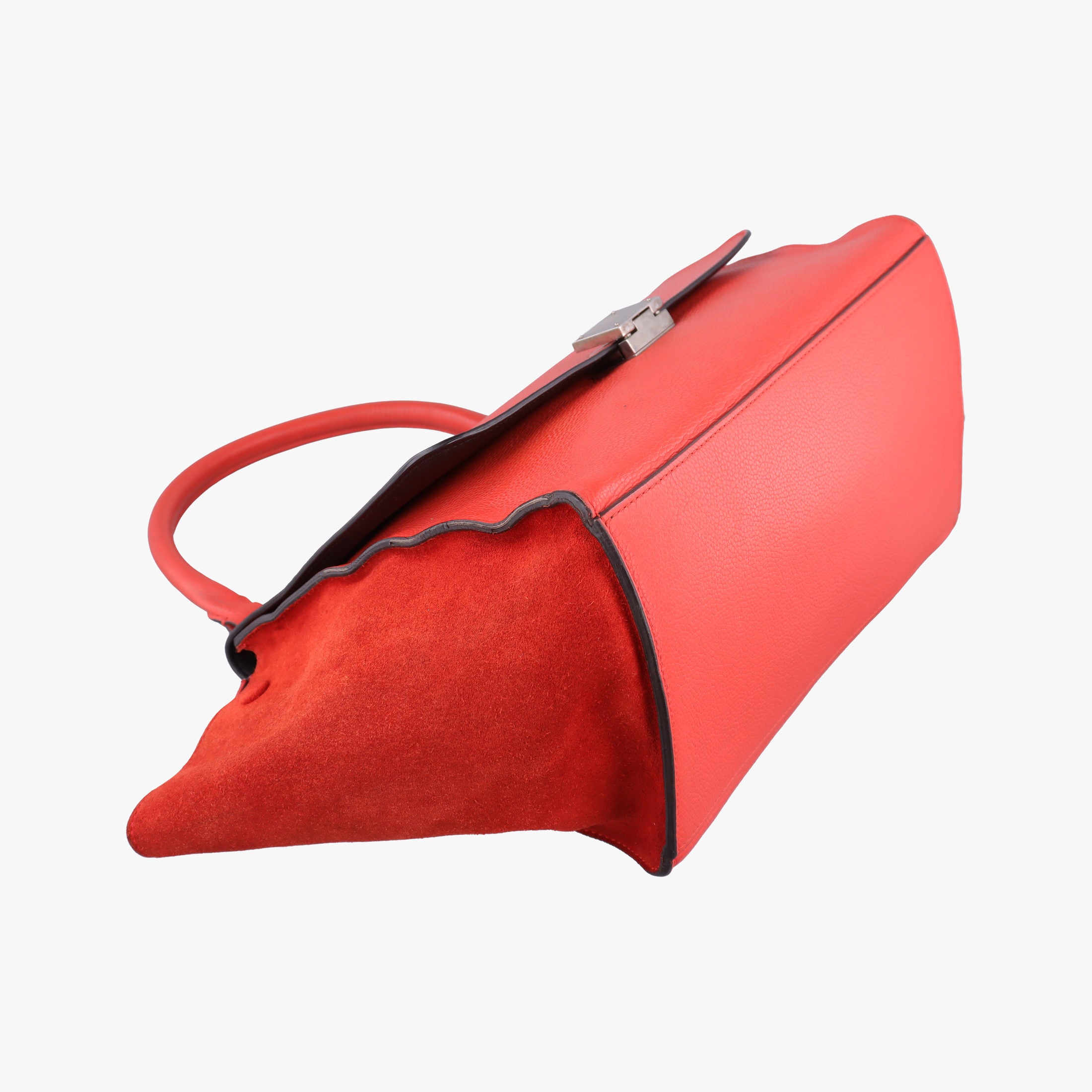 Vintage Celine Trapeze Orange Suede×leather  shoulderbag | stylenewstar