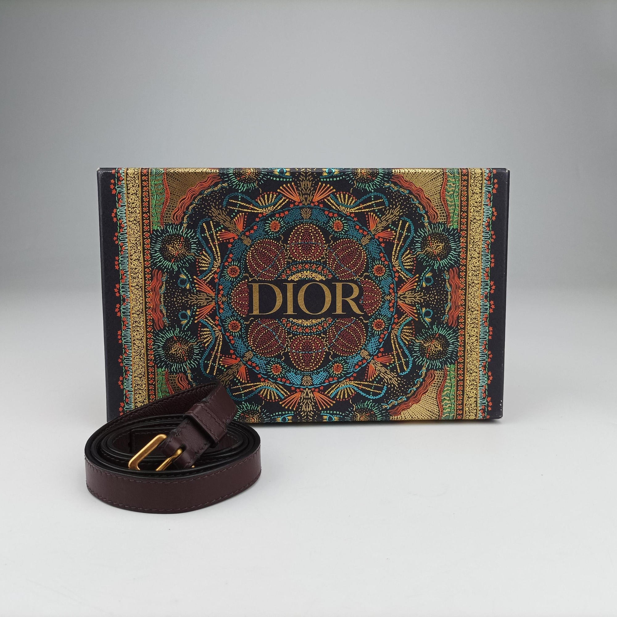 Pre-owned Christian Dior Saddle Red Jacquard  bum bag/waist bag | stylenewstar
