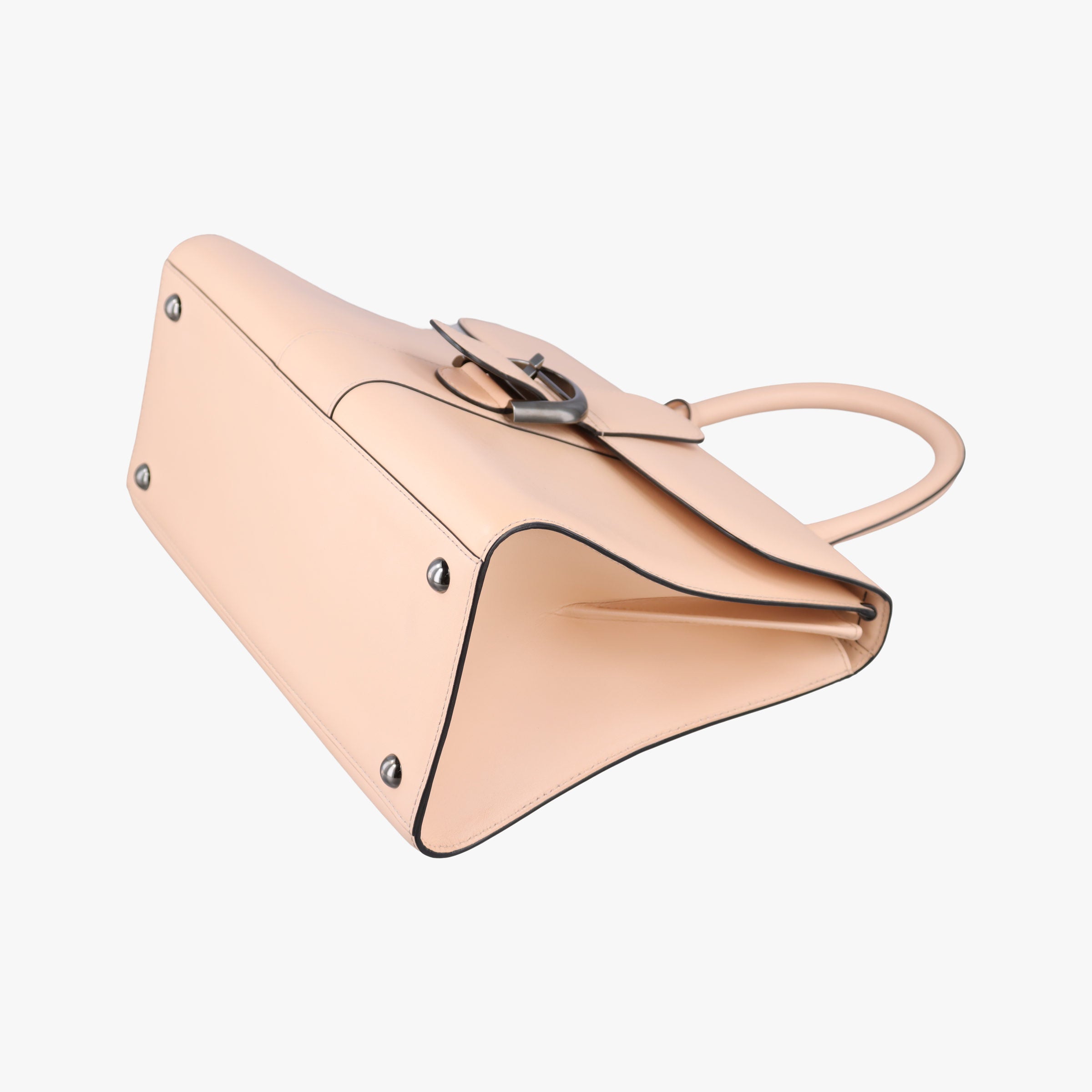 Vintage Delvaux Brillant Beige Leather  handbag | stylenewstar