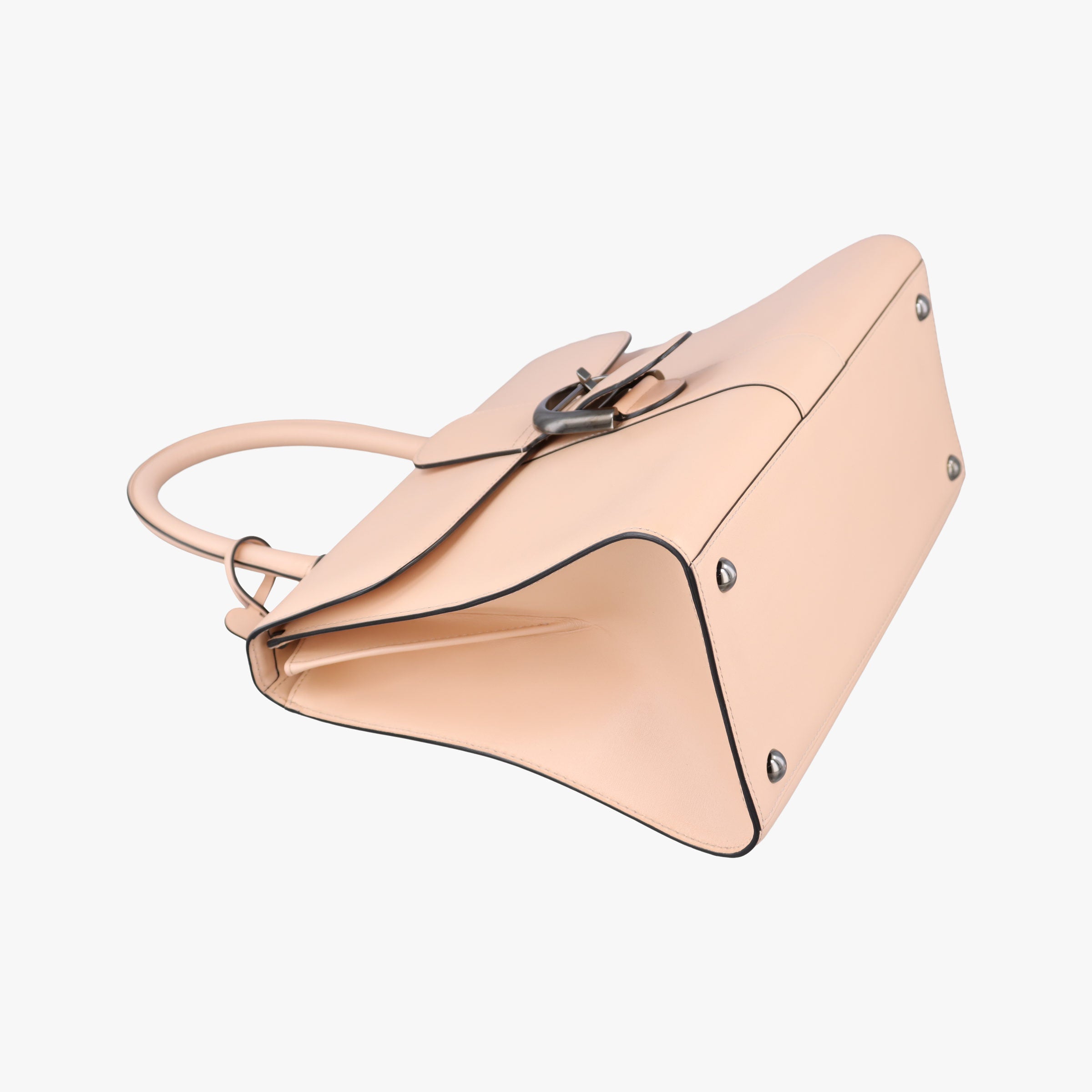 Vintage Delvaux Brillant Beige Leather  handbag | stylenewstar