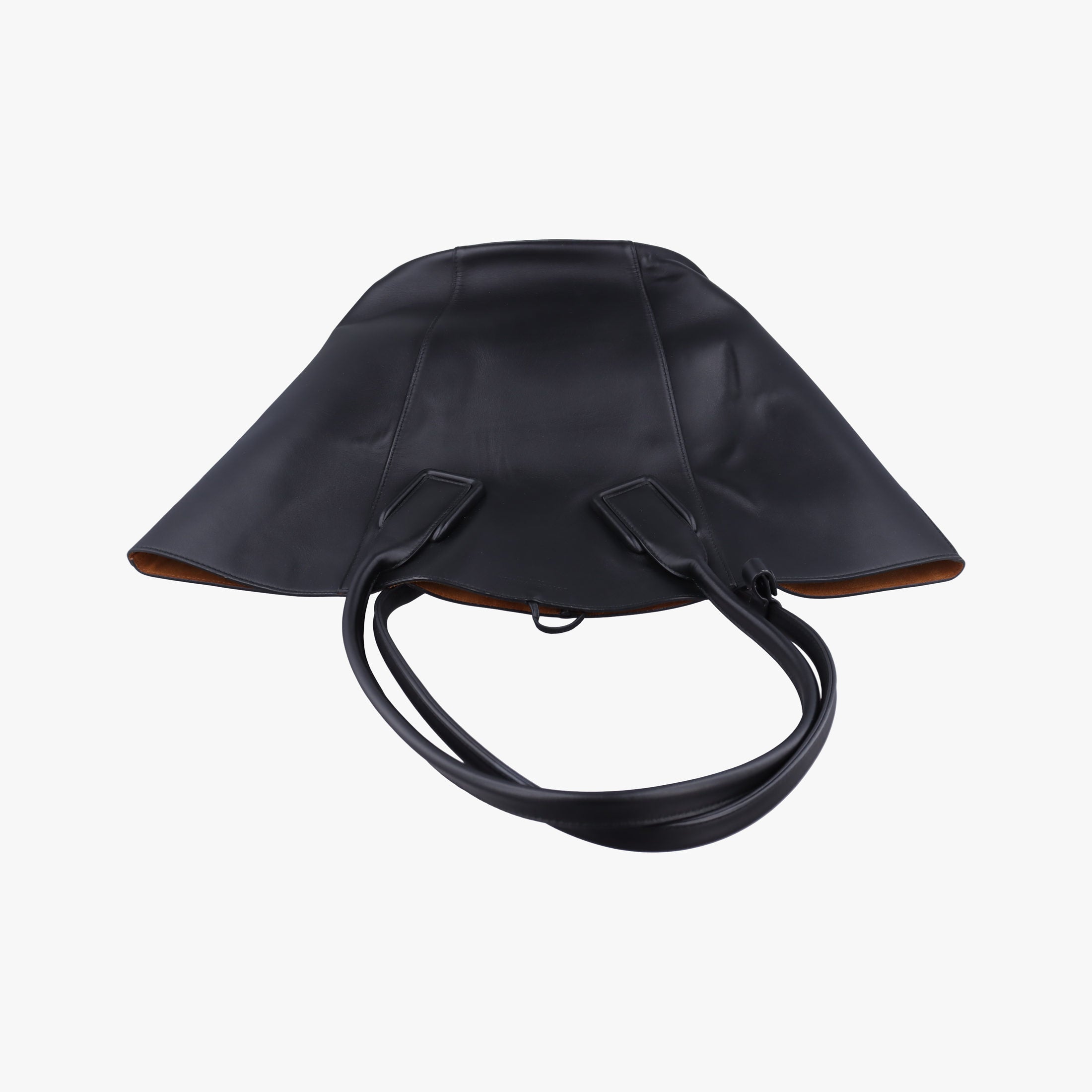 Vintage Bottega Veneta basket Black Leather  shoulderbag | stylenewstar