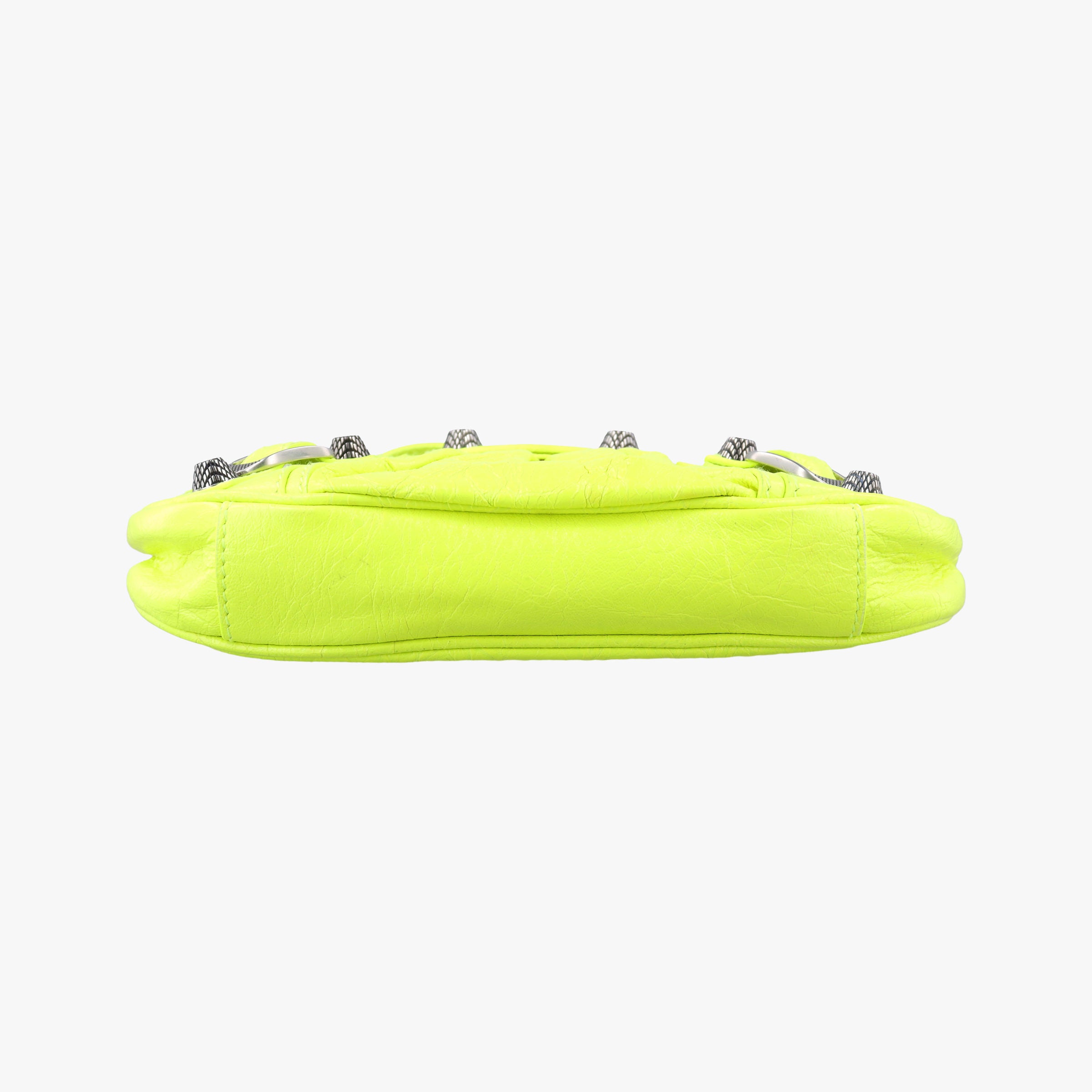 Pre-owned Balenciaga Le Cagole Green lambskin  shoulderbag | stylenewstar