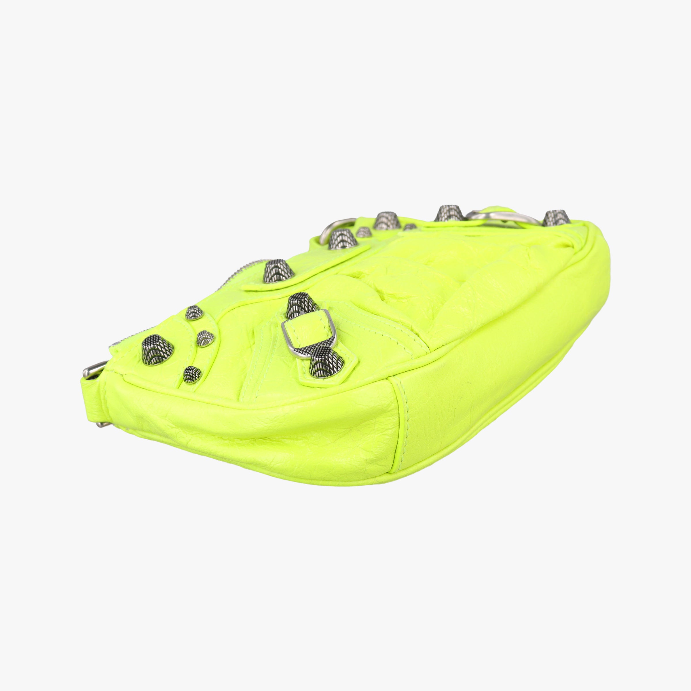 Pre-owned Balenciaga Le Cagole Green lambskin  shoulderbag | stylenewstar