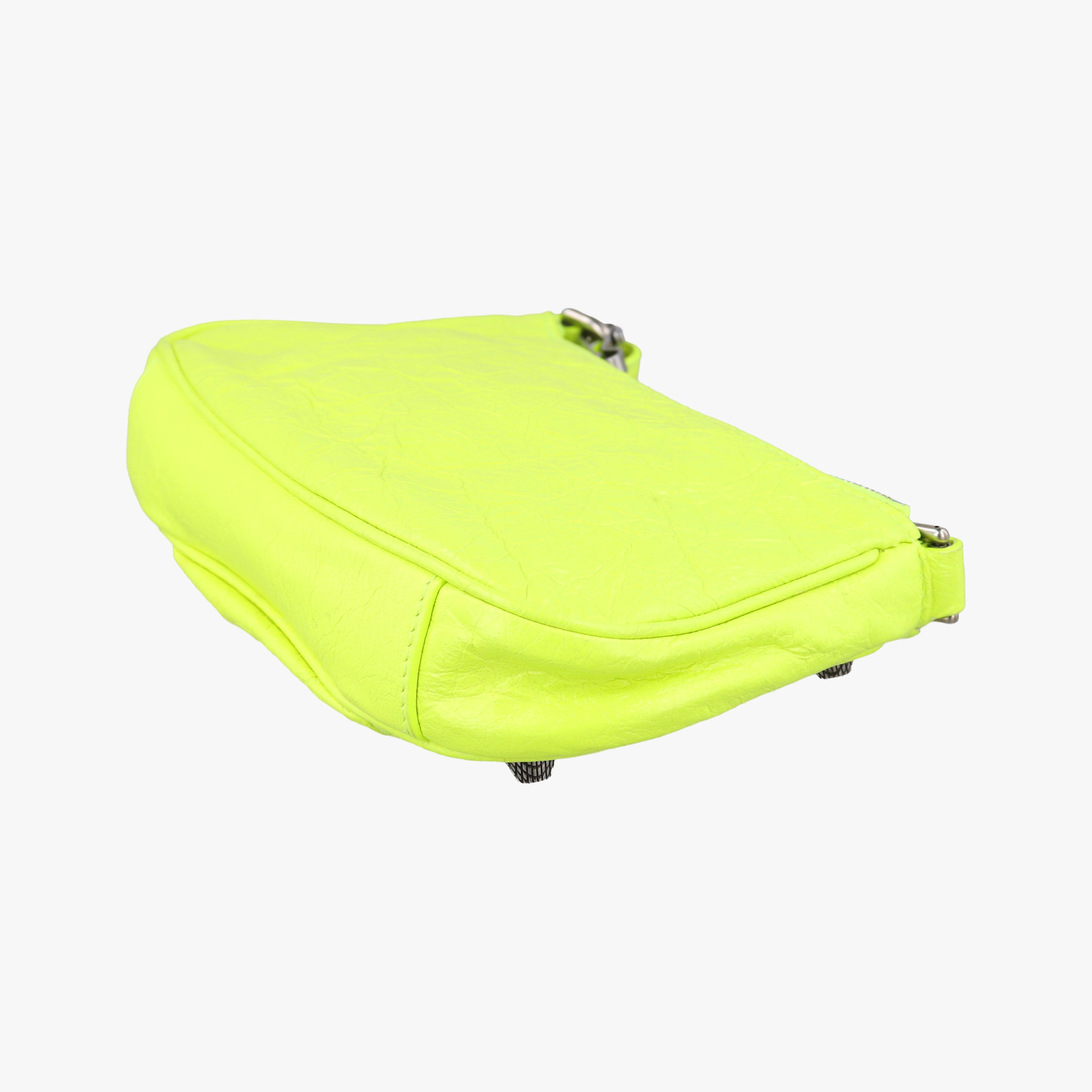 Pre-owned Balenciaga Le Cagole Green lambskin  shoulderbag | stylenewstar