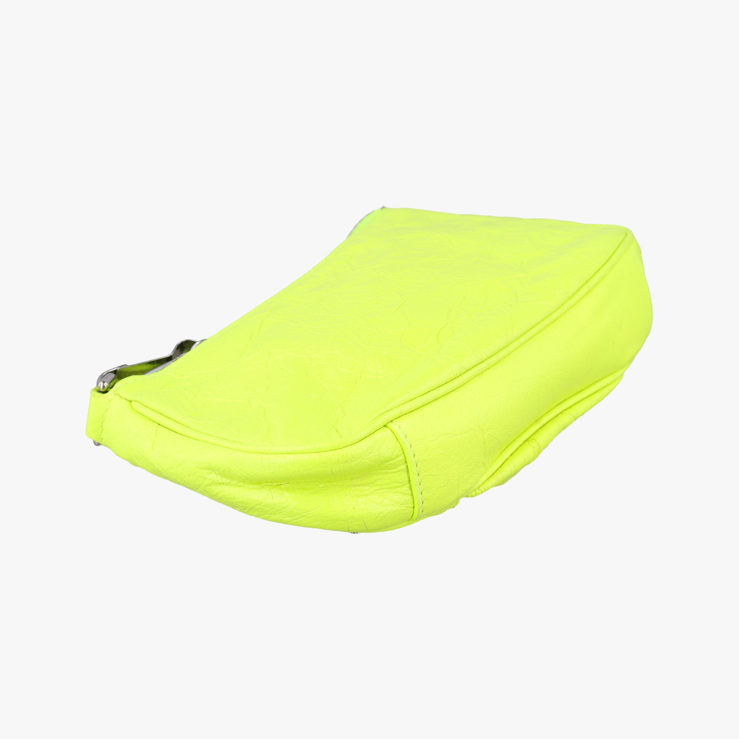 Pre-owned Balenciaga Le Cagole Green lambskin  shoulderbag | stylenewstar