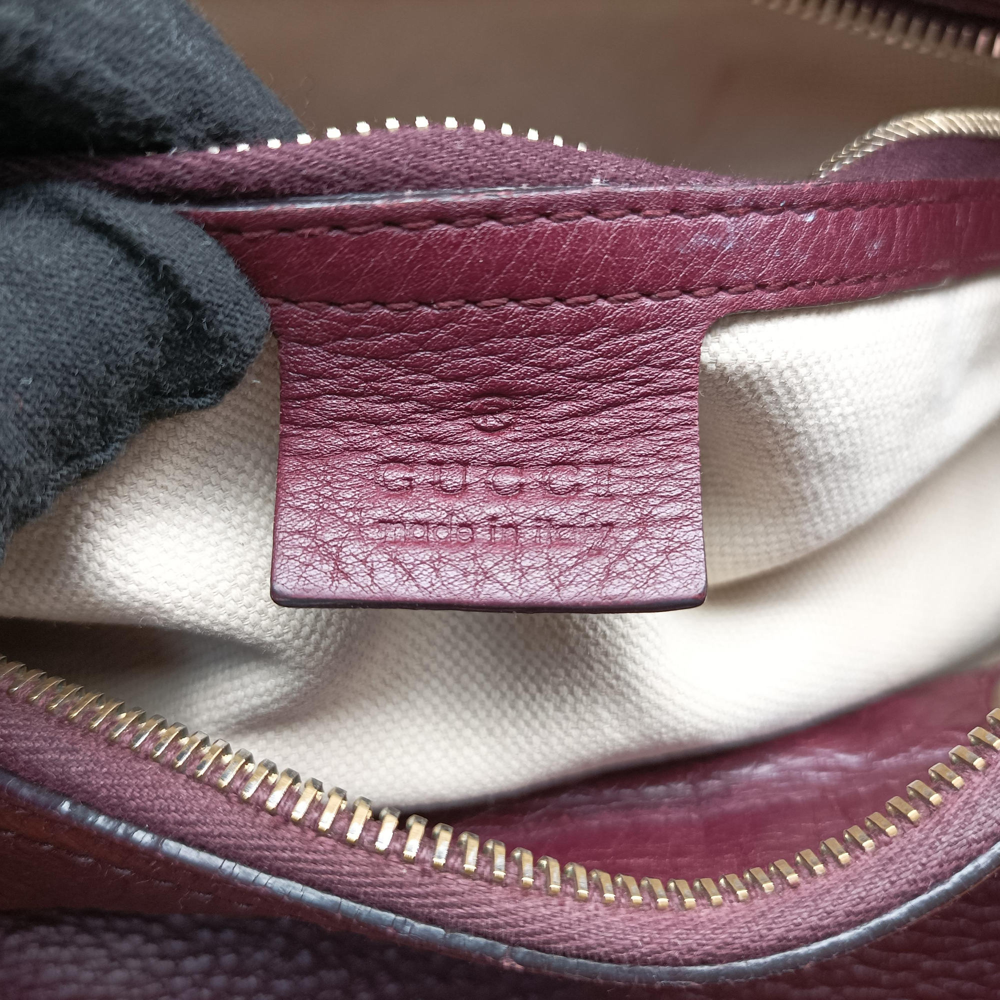 Pre-owned Gucci bamboo shopper Purple Leather 353124 shoulderbag | stylenewstar