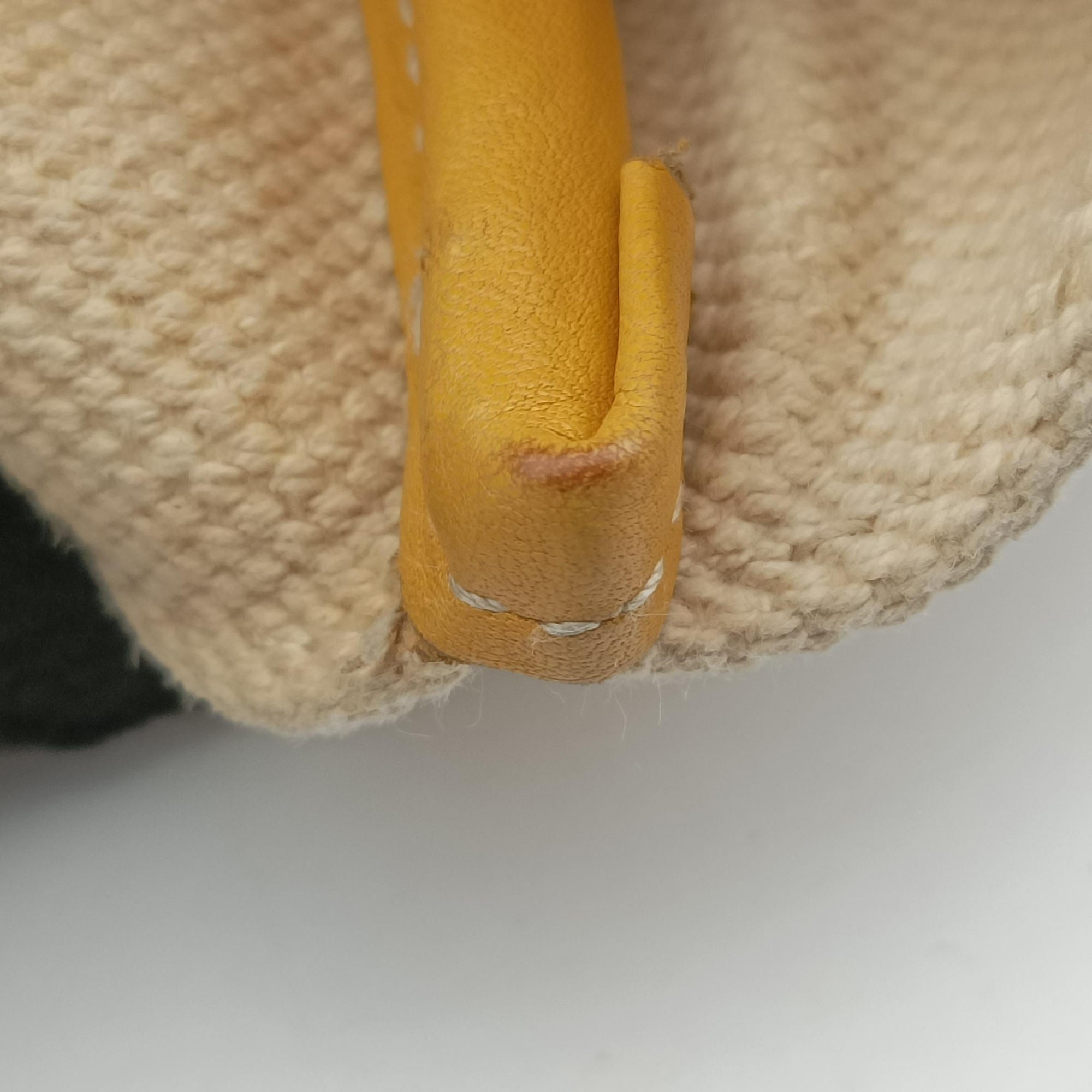 Secondhand Prada Tote bag Beige x Yellowe x multi Canvas x Leather  handbag | stylenewstar