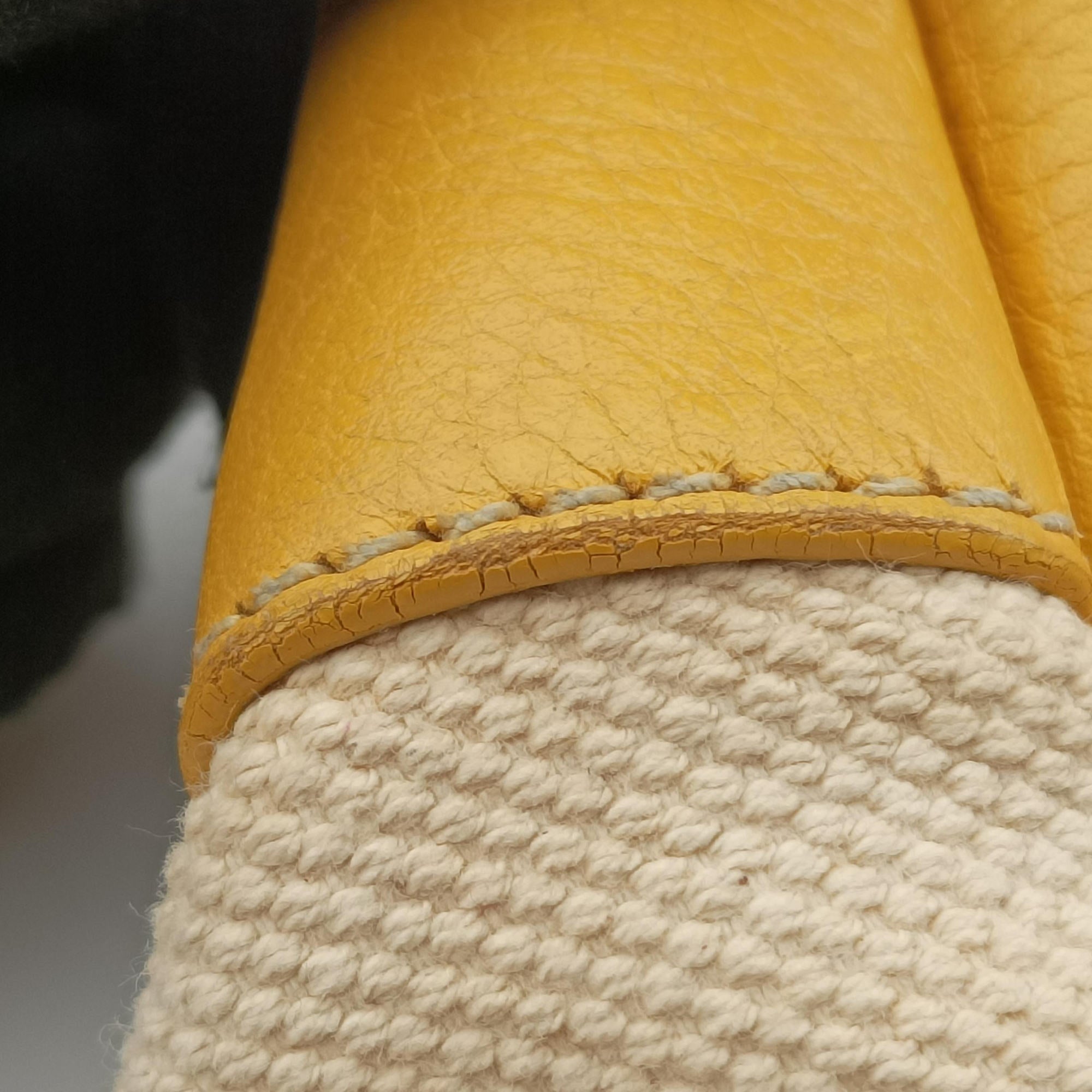Secondhand Prada Tote bag Beige x Yellowe x multi Canvas x Leather  handbag | stylenewstar