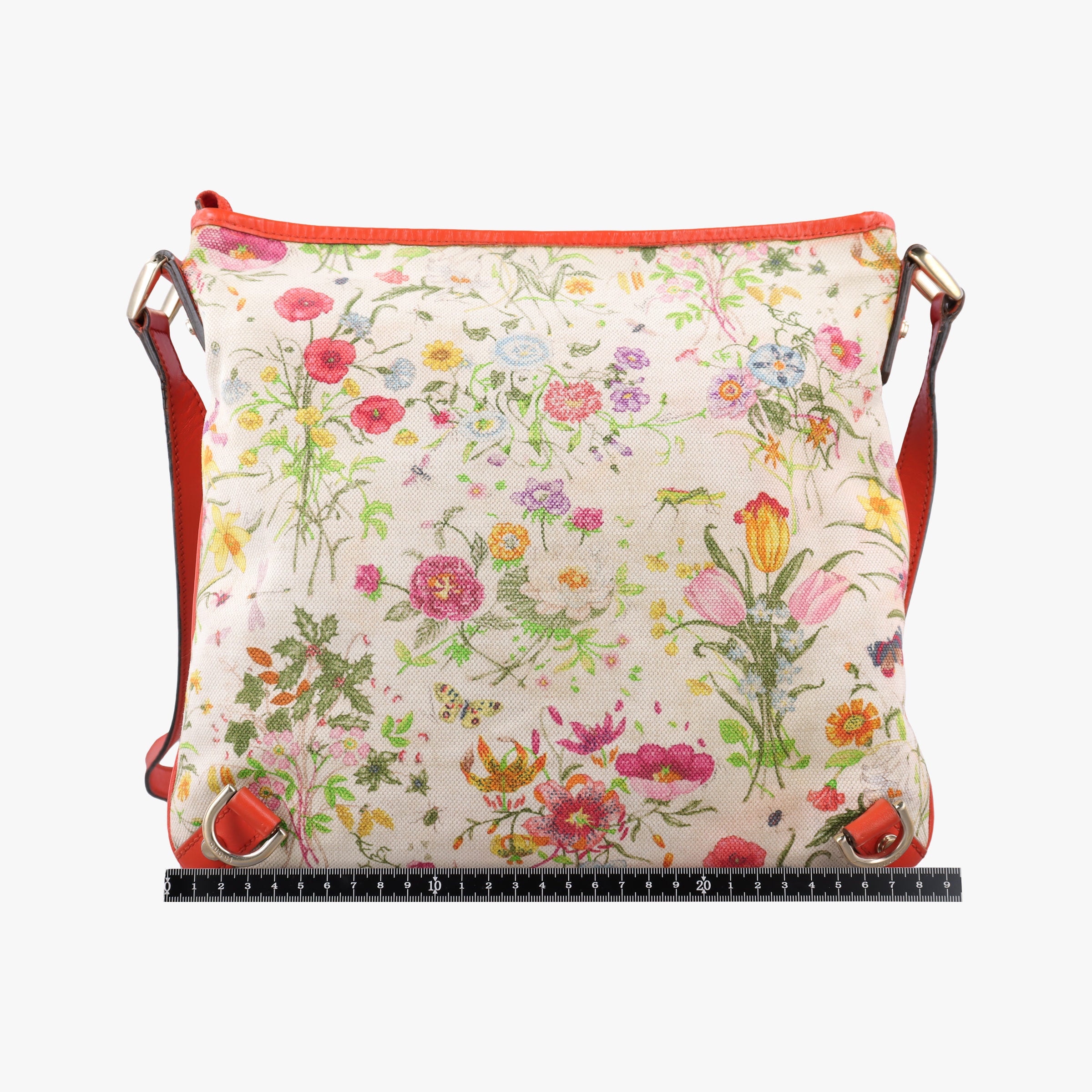 Pre-owned Gucci Flora Charmy Multicolour canvas 272400 shoulderbag | stylenewstar