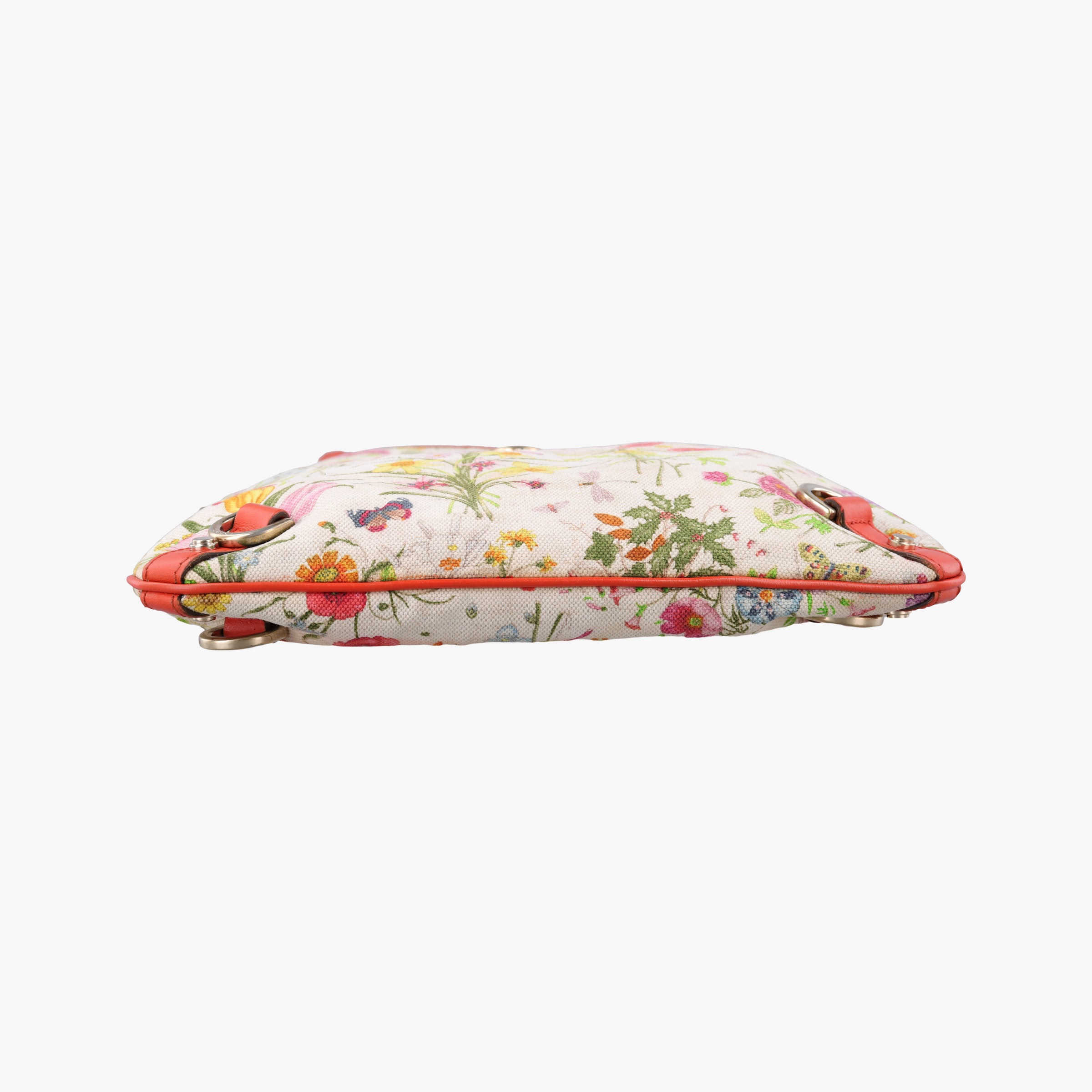 Pre-owned Gucci Flora Charmy Multicolour canvas 272400 shoulderbag | stylenewstar