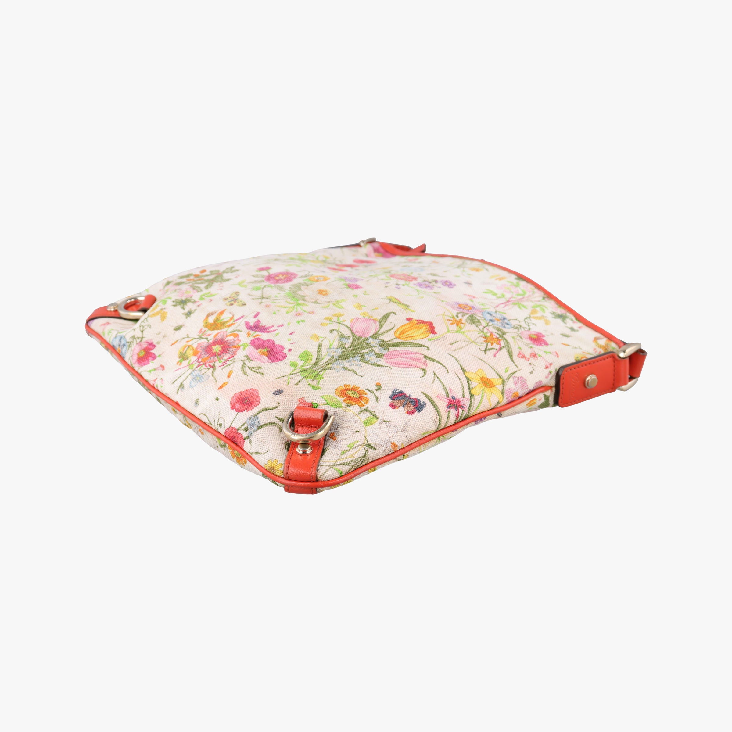 Pre-owned Gucci Flora Charmy Multicolour canvas 272400 shoulderbag | stylenewstar