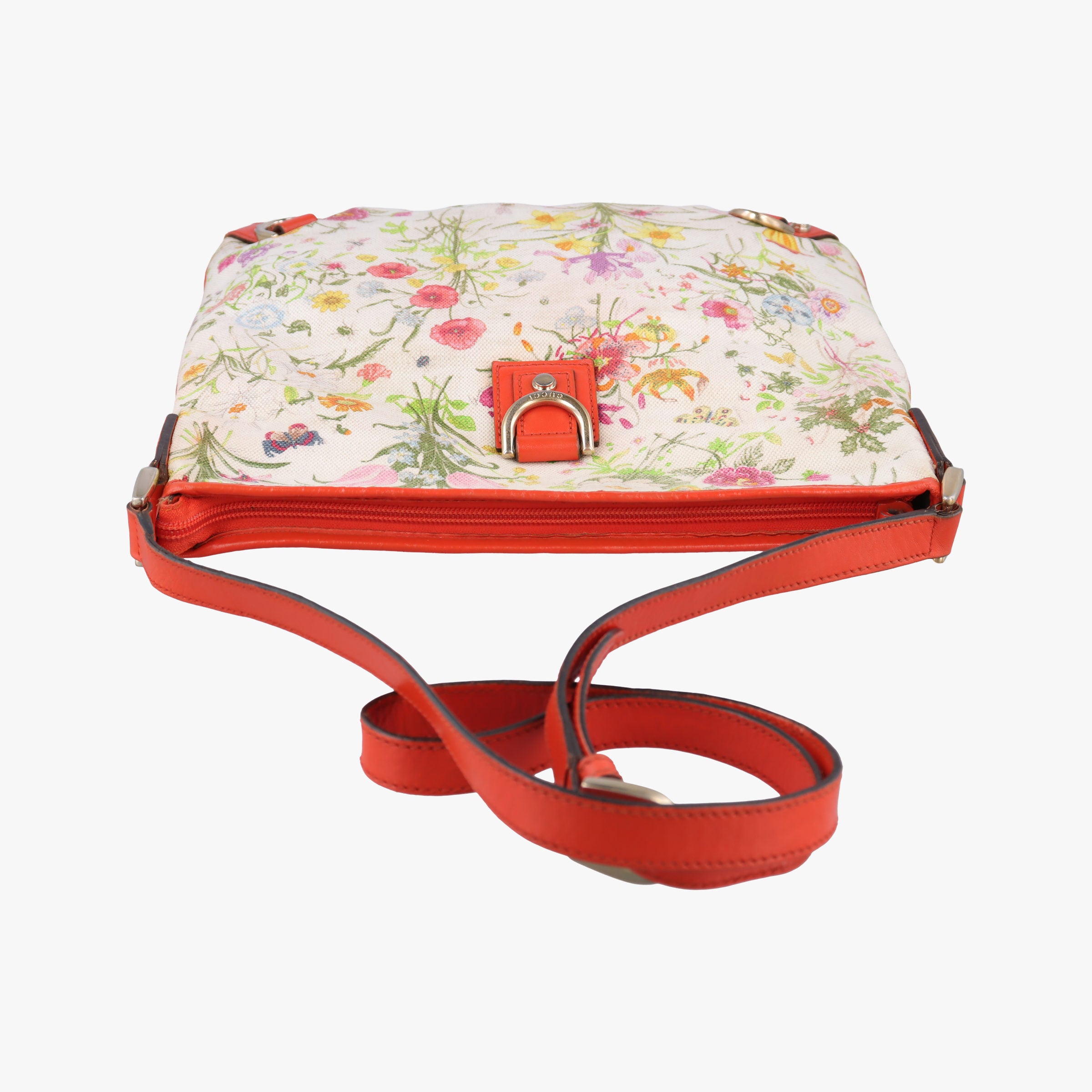 Pre-owned Gucci Flora Charmy Multicolour canvas 272400 shoulderbag | stylenewstar