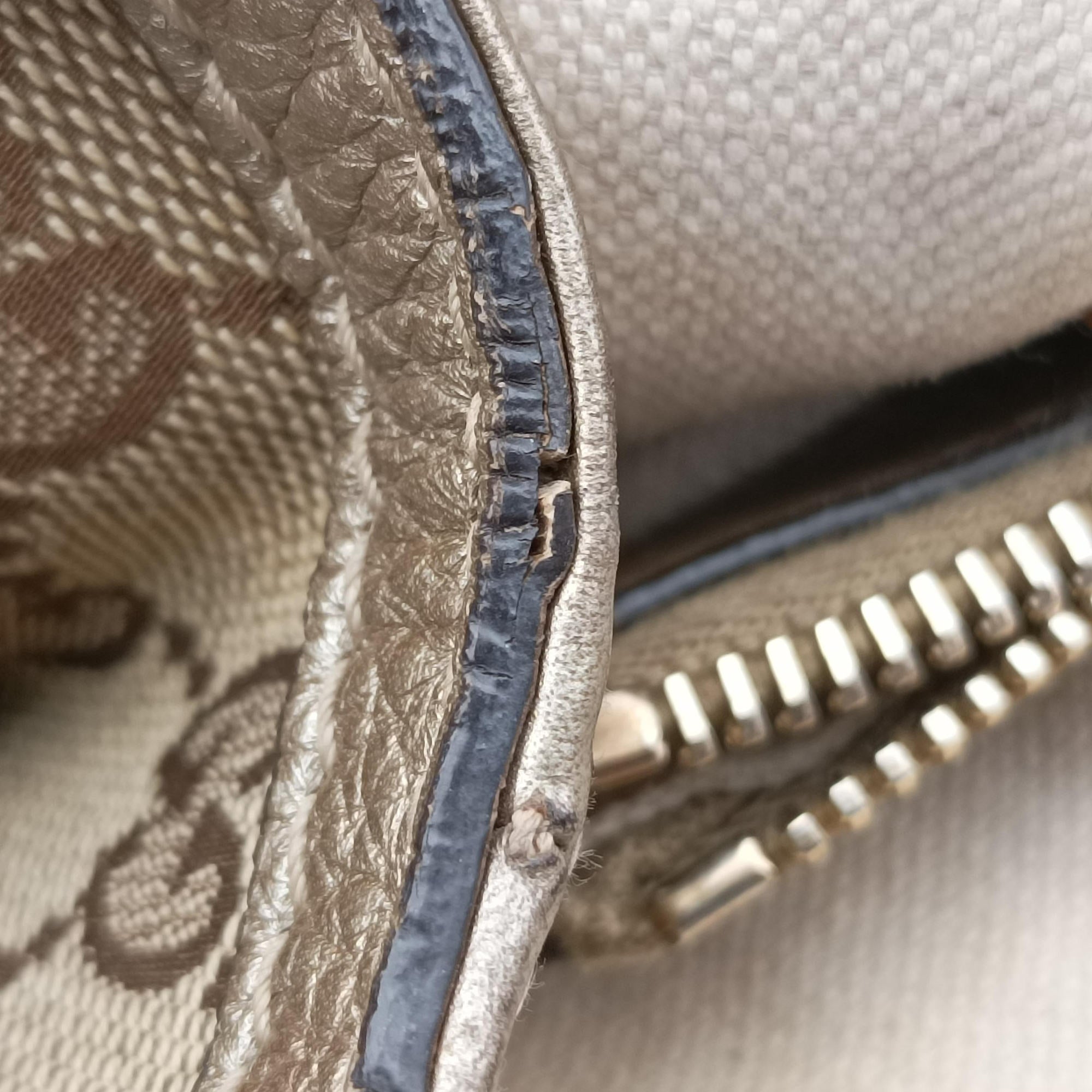 Pre-owned Gucci Bella Bamboo Tassel fringe khaki canvas×leather 269945 handbag | stylenewstar
