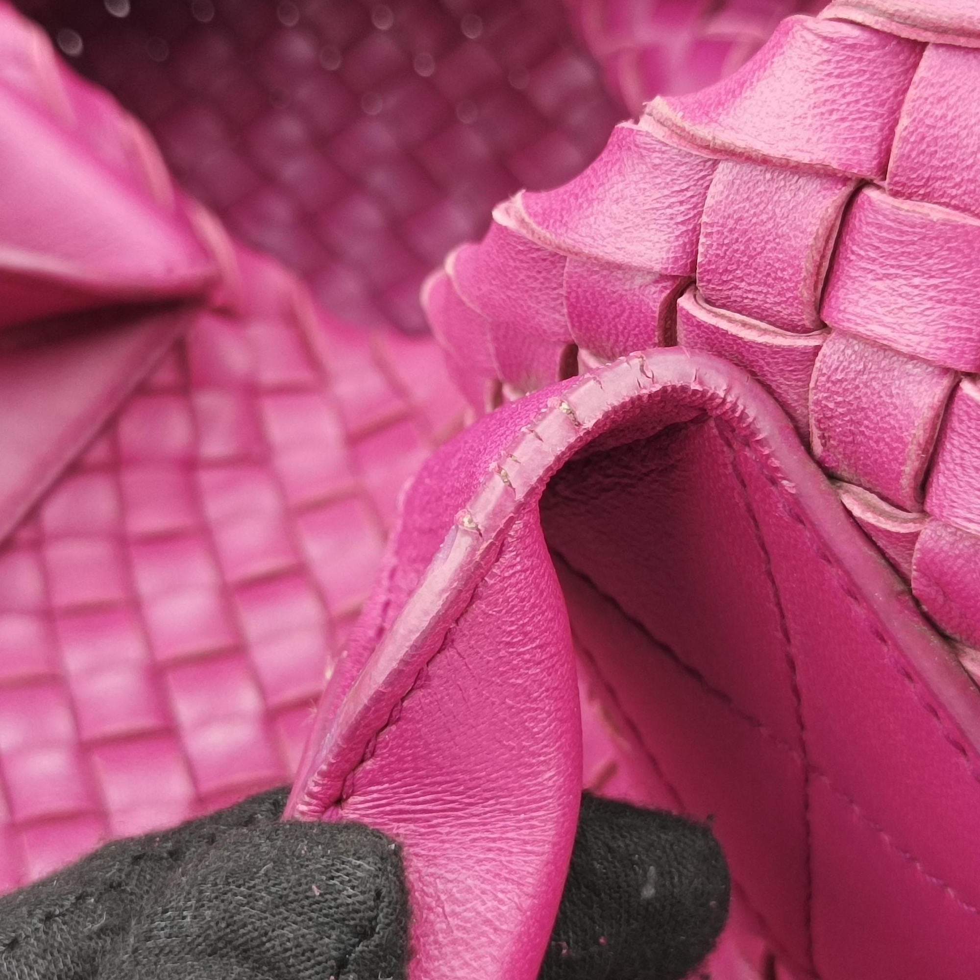 Vintage Bottega Veneta CABAT Rose lambskin  shoulderbag | stylenewstar