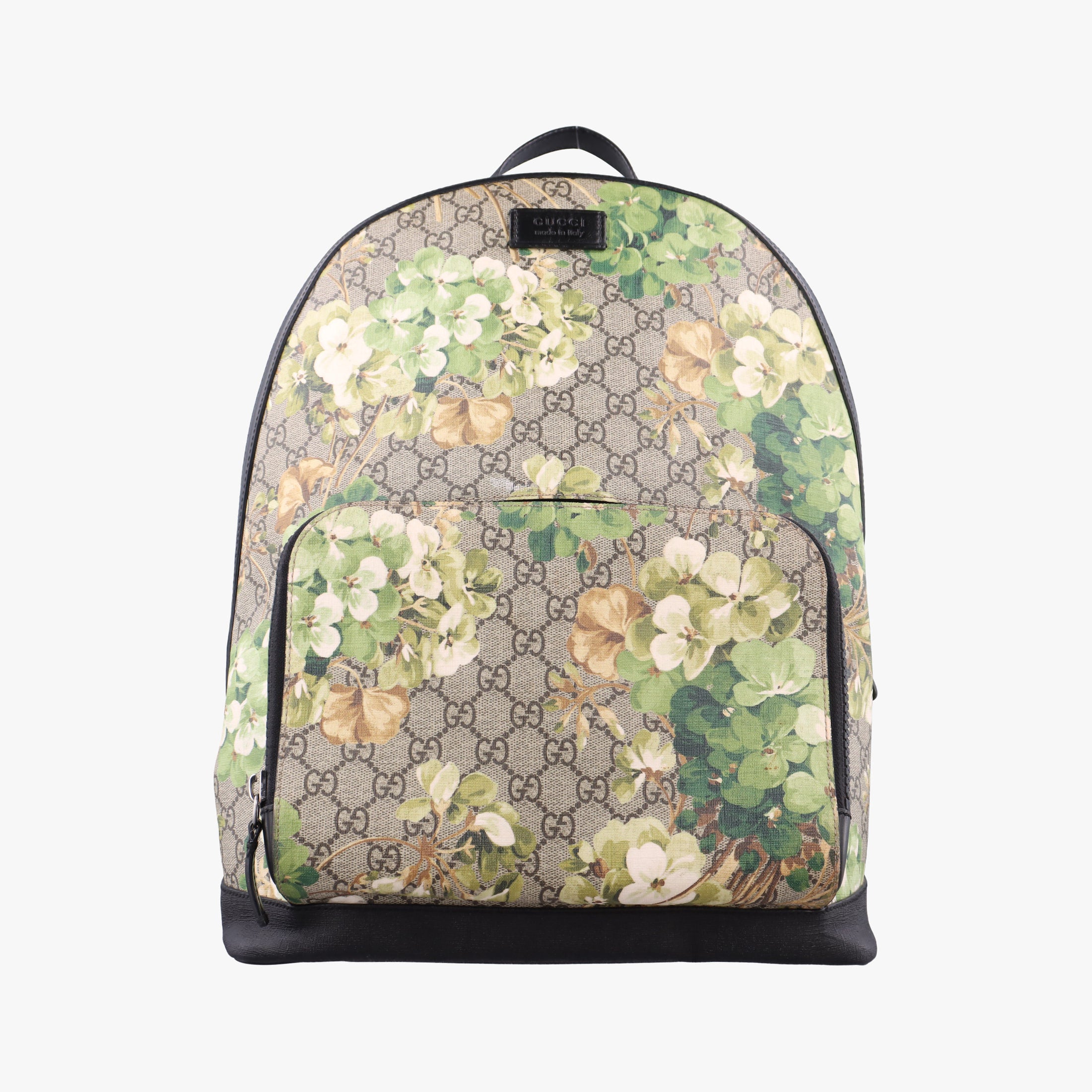 Pre-owned Gucci GG Blooms Beige×Multi PVC coated canvas×Leather 406370 backpack/rucksack | stylenewstar