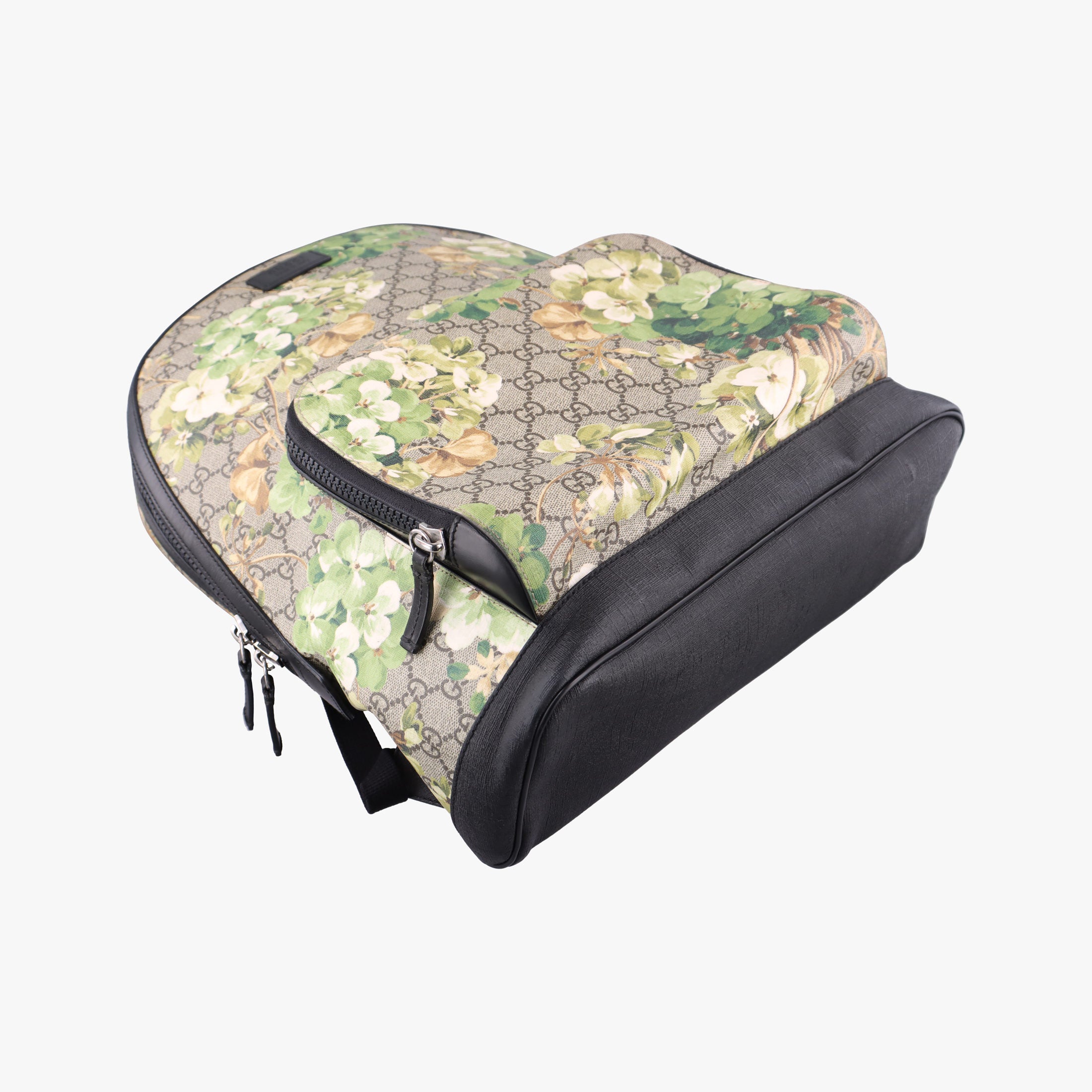 Pre-owned Gucci GG Blooms Beige×Multi PVC coated canvas×Leather 406370 backpack/rucksack | stylenewstar