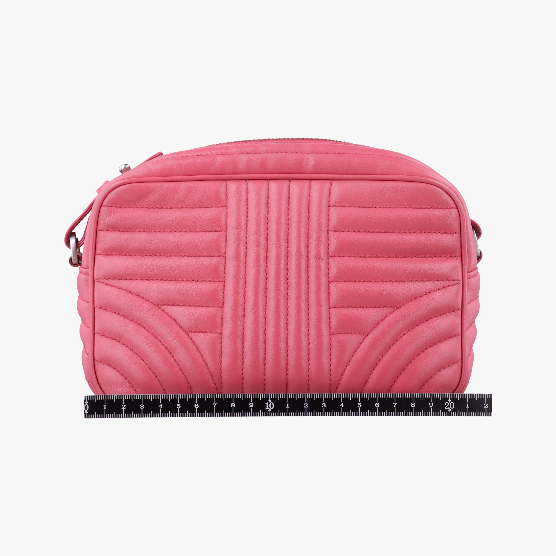 Vintage Prada Diagramme Pink leather 1BH084 shoulderbag | stylenewstar