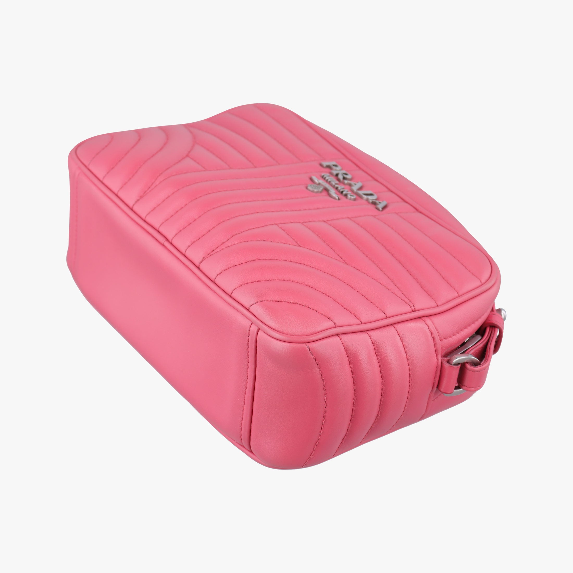Vintage Prada Diagramme Pink leather 1BH084 shoulderbag | stylenewstar