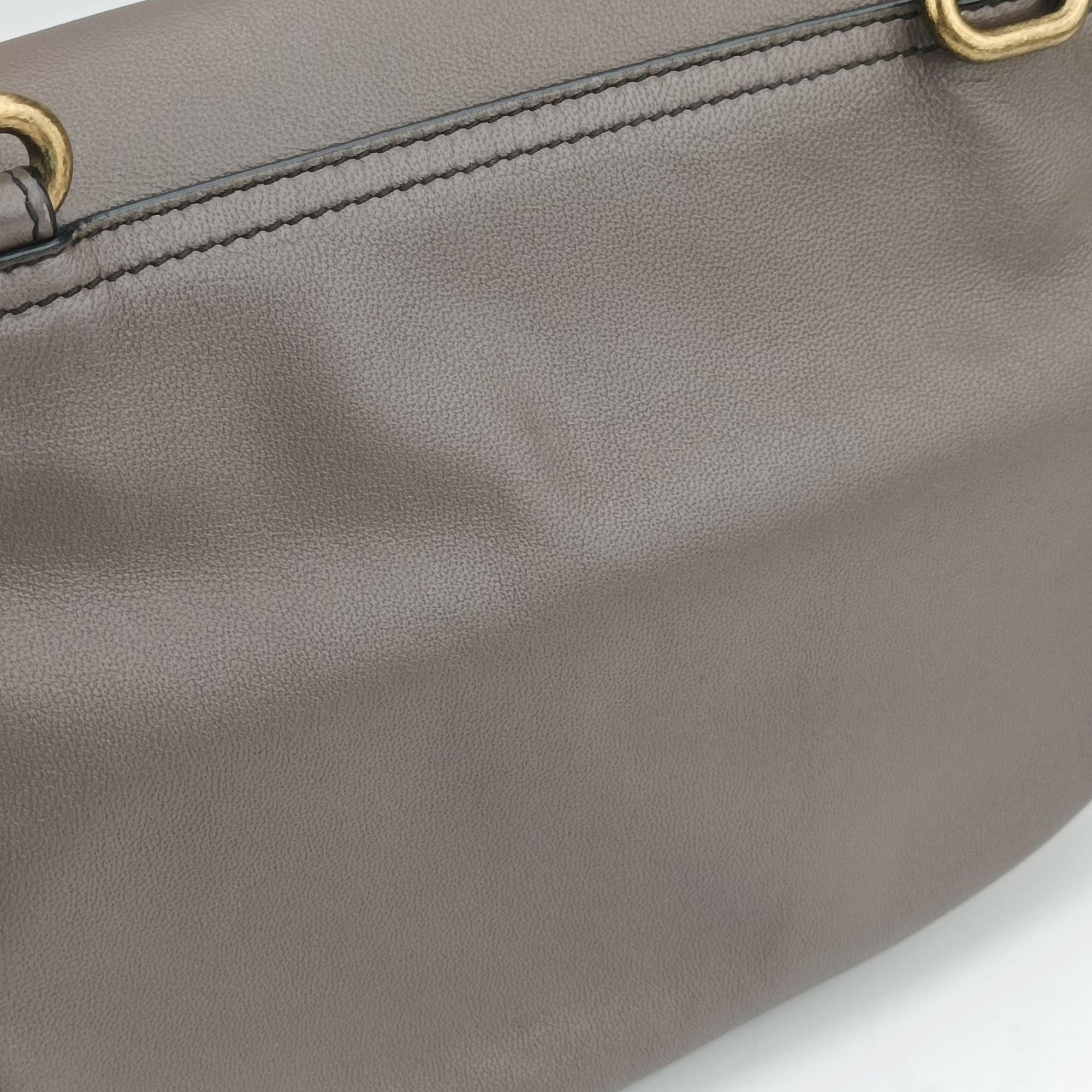 Pre-owned Bottega Veneta Luna Intrecciato Brown lambskin  shoulderbag | stylenewstar