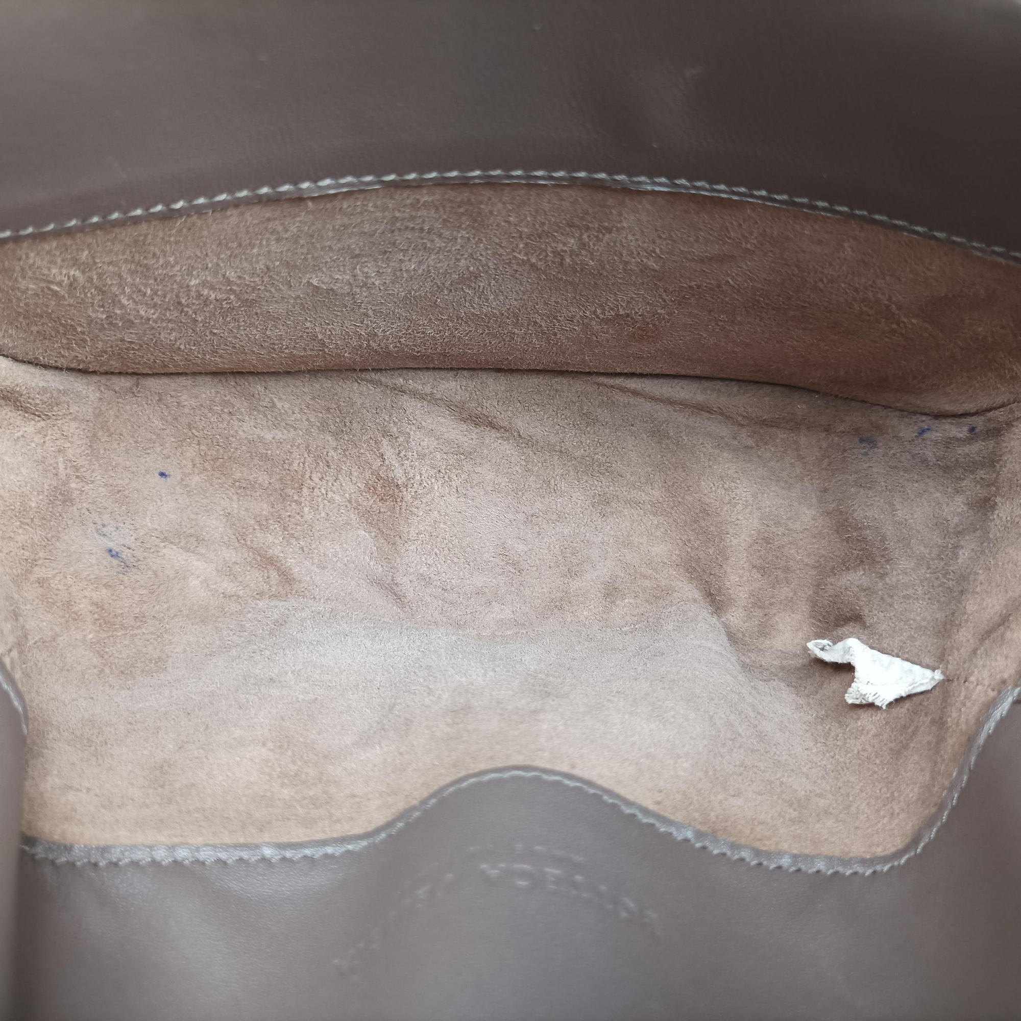 Pre-owned Bottega Veneta Luna Intrecciato Brown lambskin  shoulderbag | stylenewstar