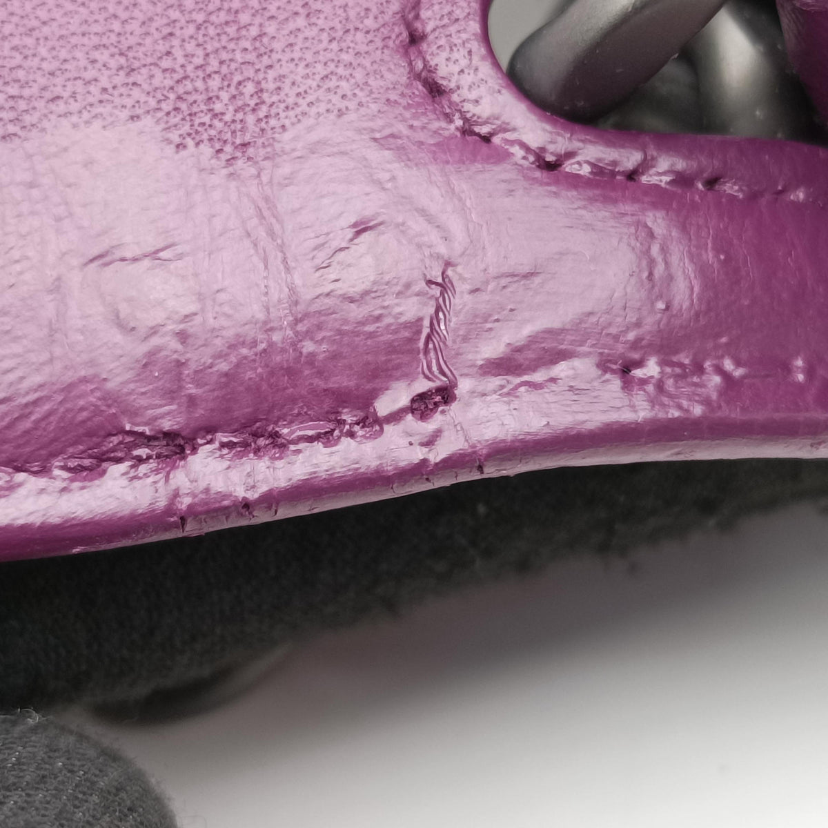 Pre-owned Bottega Veneta Intrecciato Purple lambskin  shoulderbag | stylenewstar
