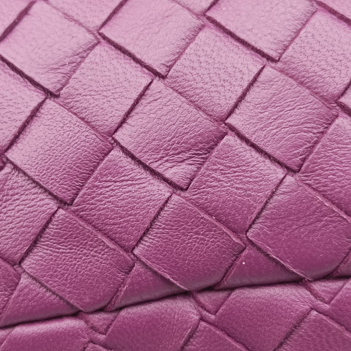 Pre-owned Bottega Veneta Intrecciato Purple lambskin  shoulderbag | stylenewstar