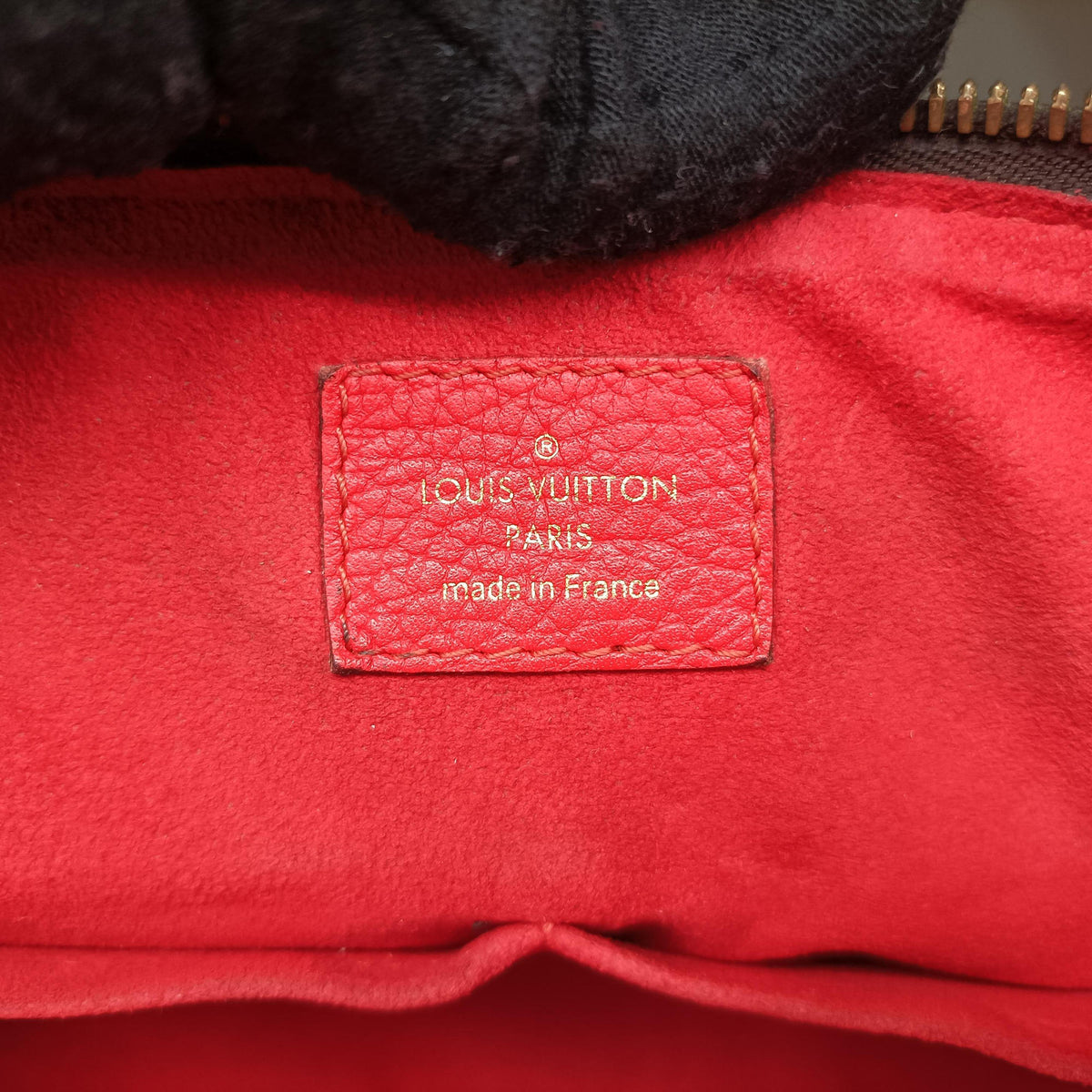 Pre-owned Louis Vuitton ESTRELA brown×COQUELICOT Monogram Canvas×calf leather M51193 shoulderbag | stylenewstar