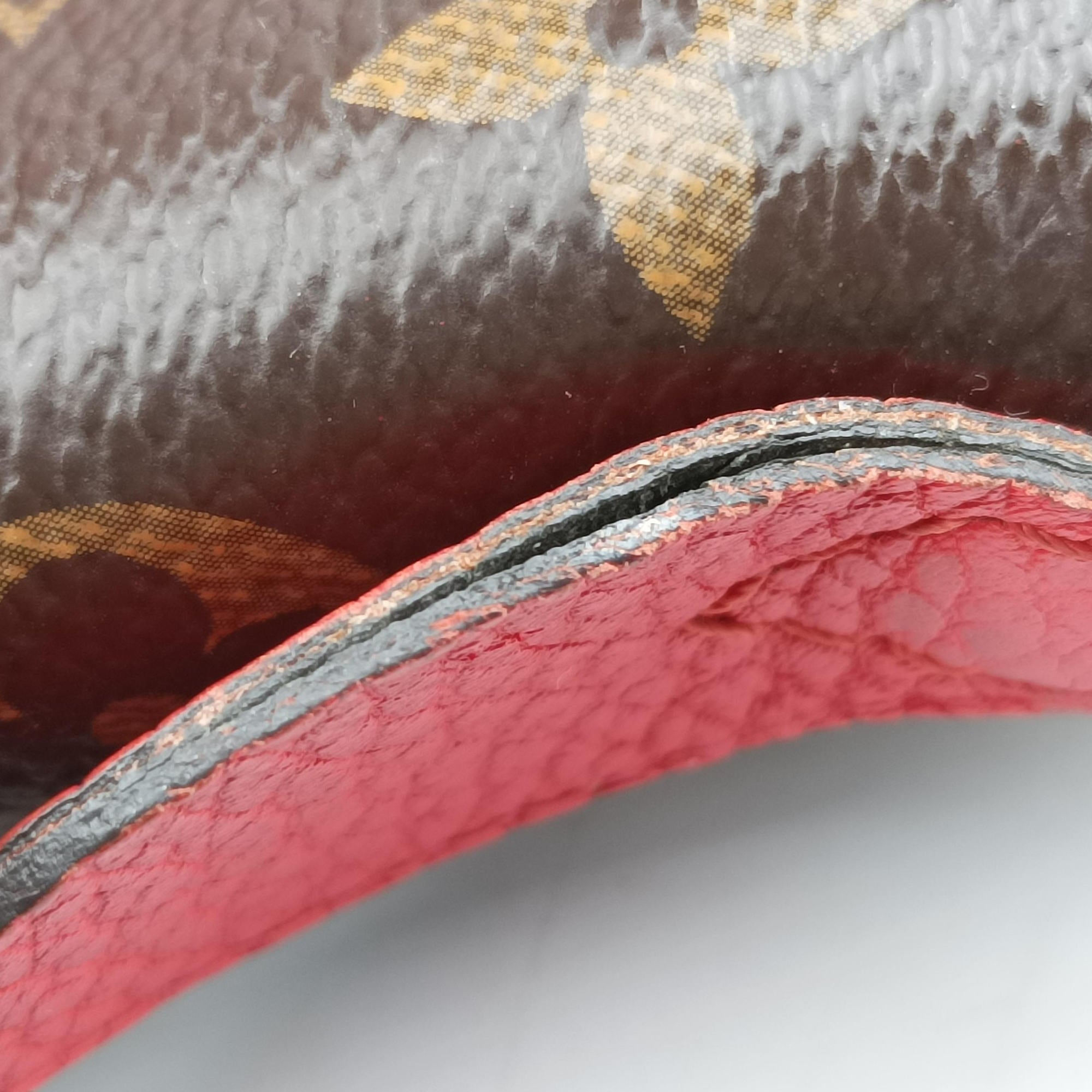 Pre-owned Louis Vuitton ESTRELA brown×COQUELICOT Monogram Canvas×calf leather M51193 shoulderbag | stylenewstar