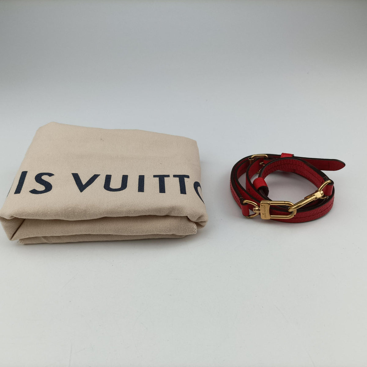 Pre-owned Louis Vuitton ESTRELA brown×COQUELICOT Monogram Canvas×calf leather M51193 shoulderbag | stylenewstar