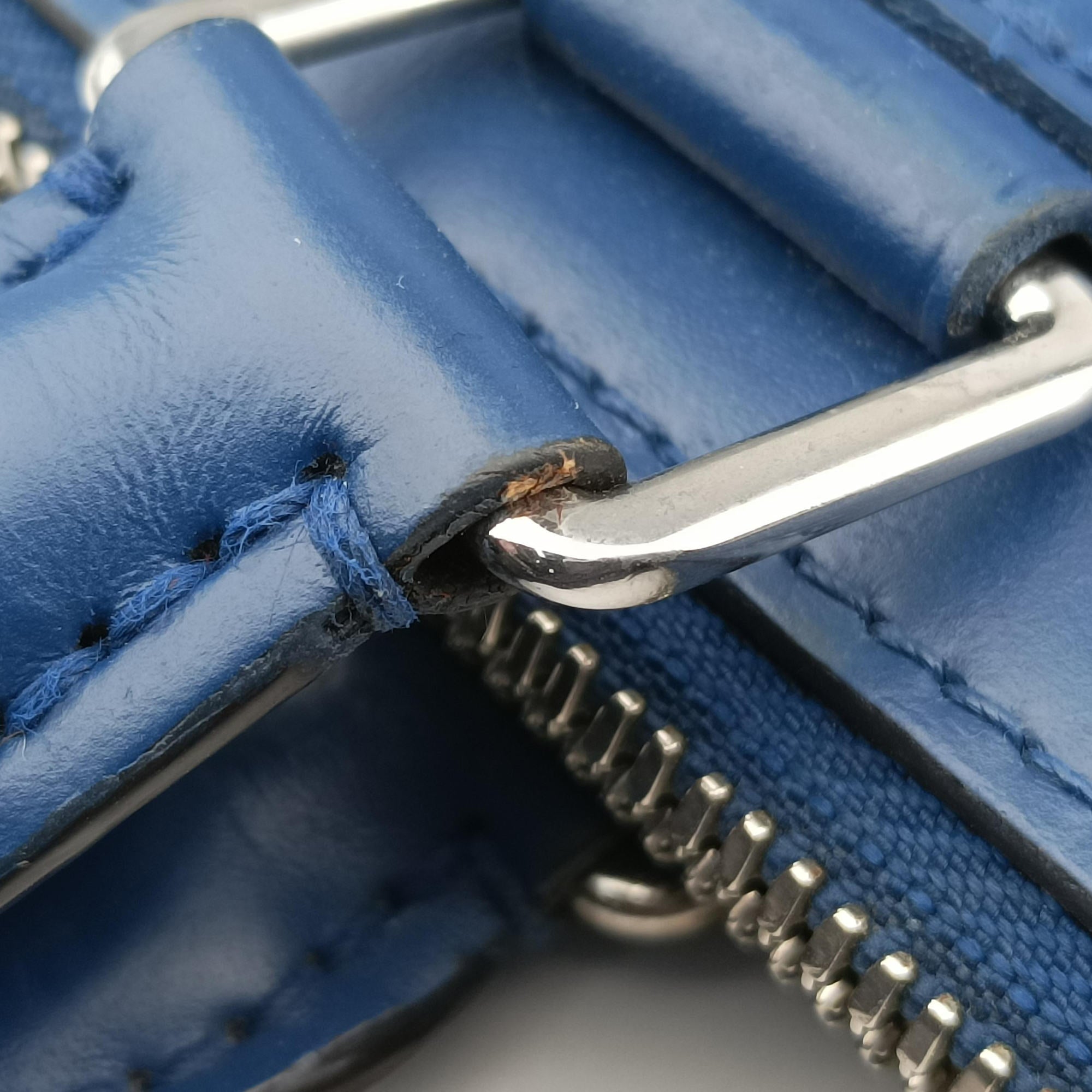 Pre-owned Louis Vuitton Oliver Briefcase Blue Oxford Epi M51691 shoulderbag | stylenewstar