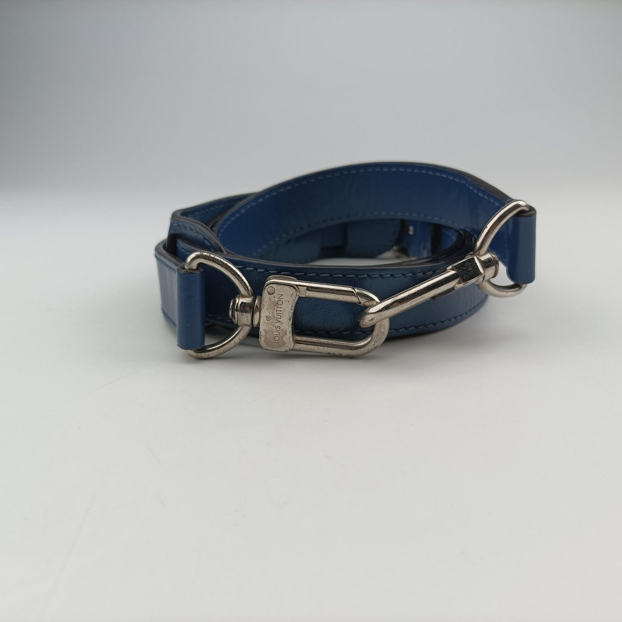 Pre-owned Louis Vuitton Oliver Briefcase Blue Oxford Epi M51691 shoulderbag | stylenewstar
