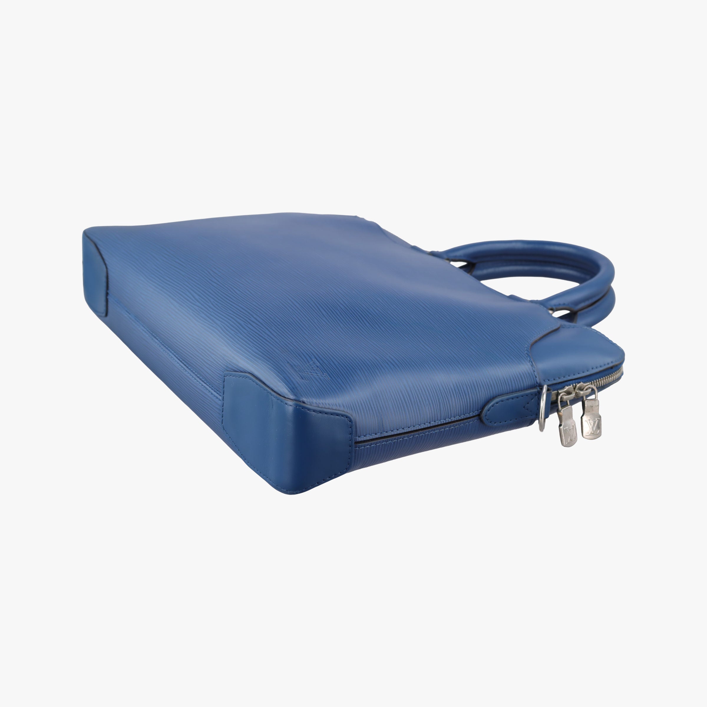 Pre-owned Louis Vuitton Oliver Briefcase Blue Oxford Epi M51691 shoulderbag | stylenewstar