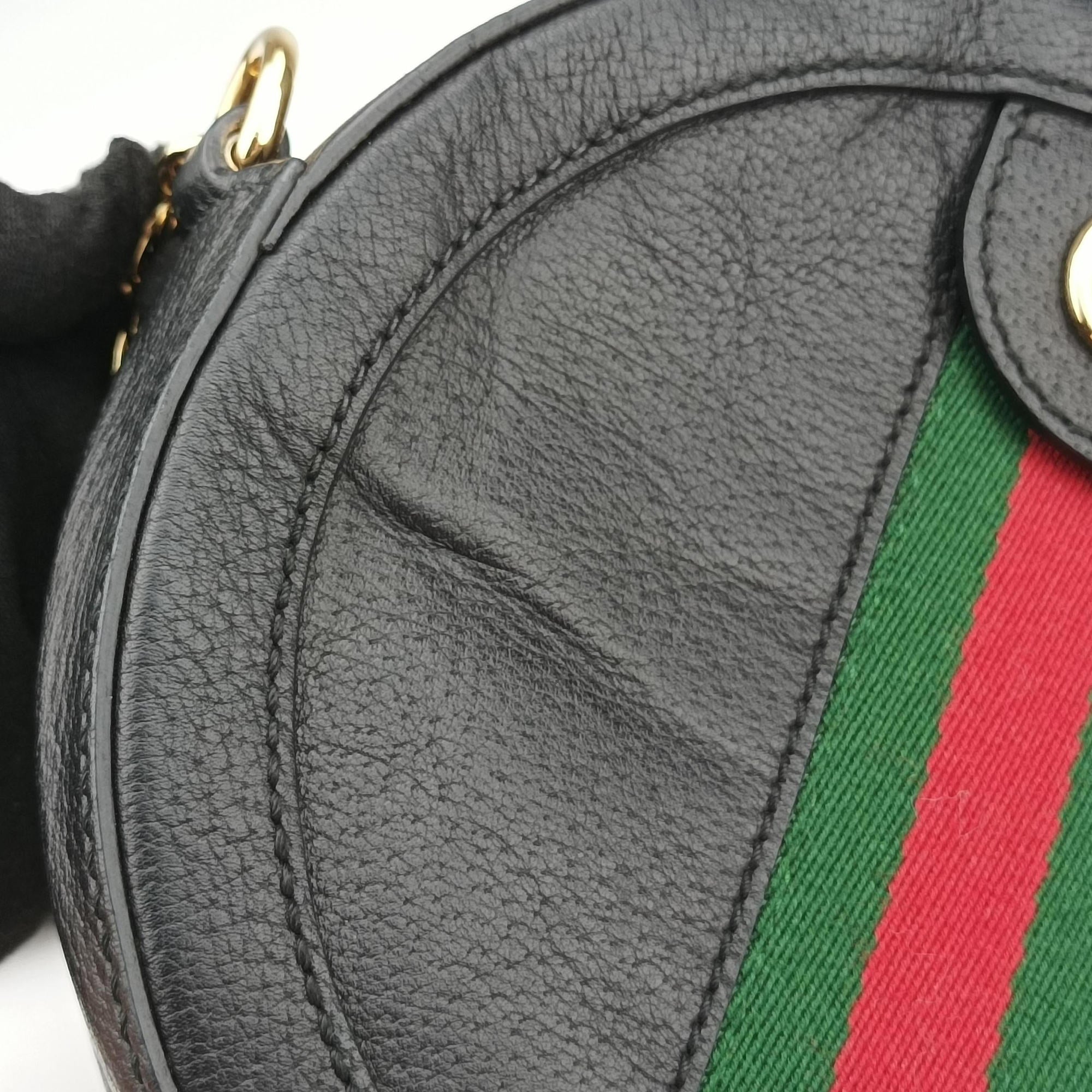 Vintage Gucci Ophidia Black Leather 550618 shoulderbag | stylenewstar