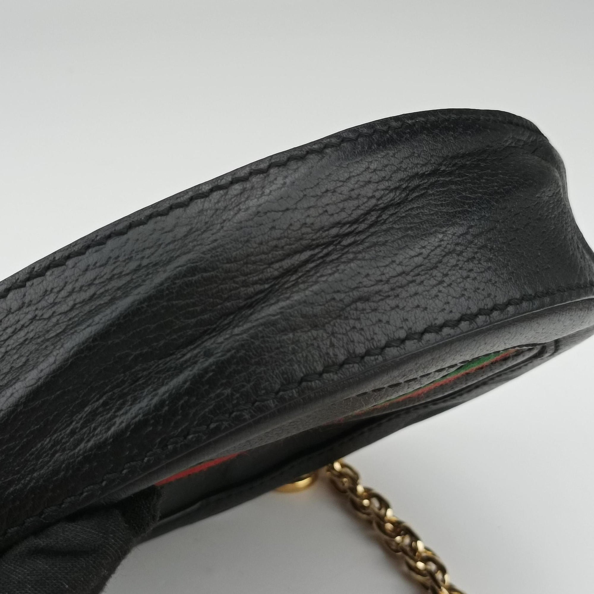 Vintage Gucci Ophidia Black Leather 550618 shoulderbag | stylenewstar