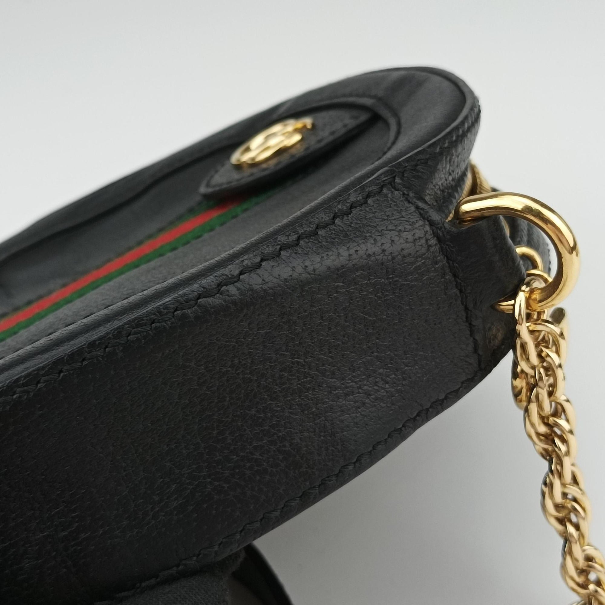 Vintage Gucci Ophidia Black Leather 550618 shoulderbag | stylenewstar