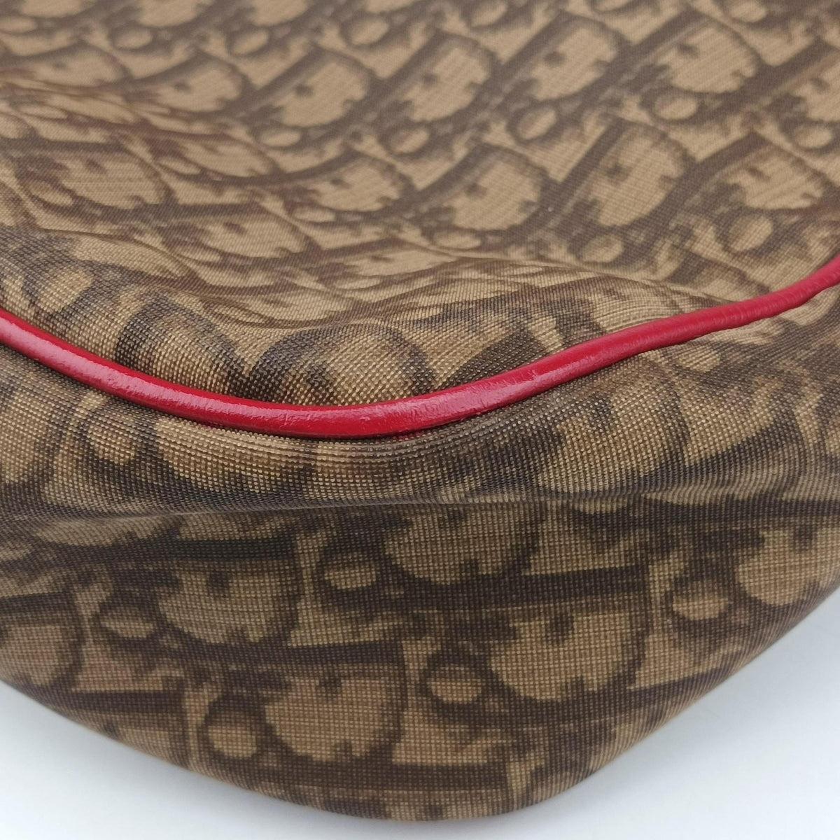 Pre-owned Christian Dior Rasta Trotter Messenger beige×Multicolour PVC coated canvas  shoulderbag | stylenewstar