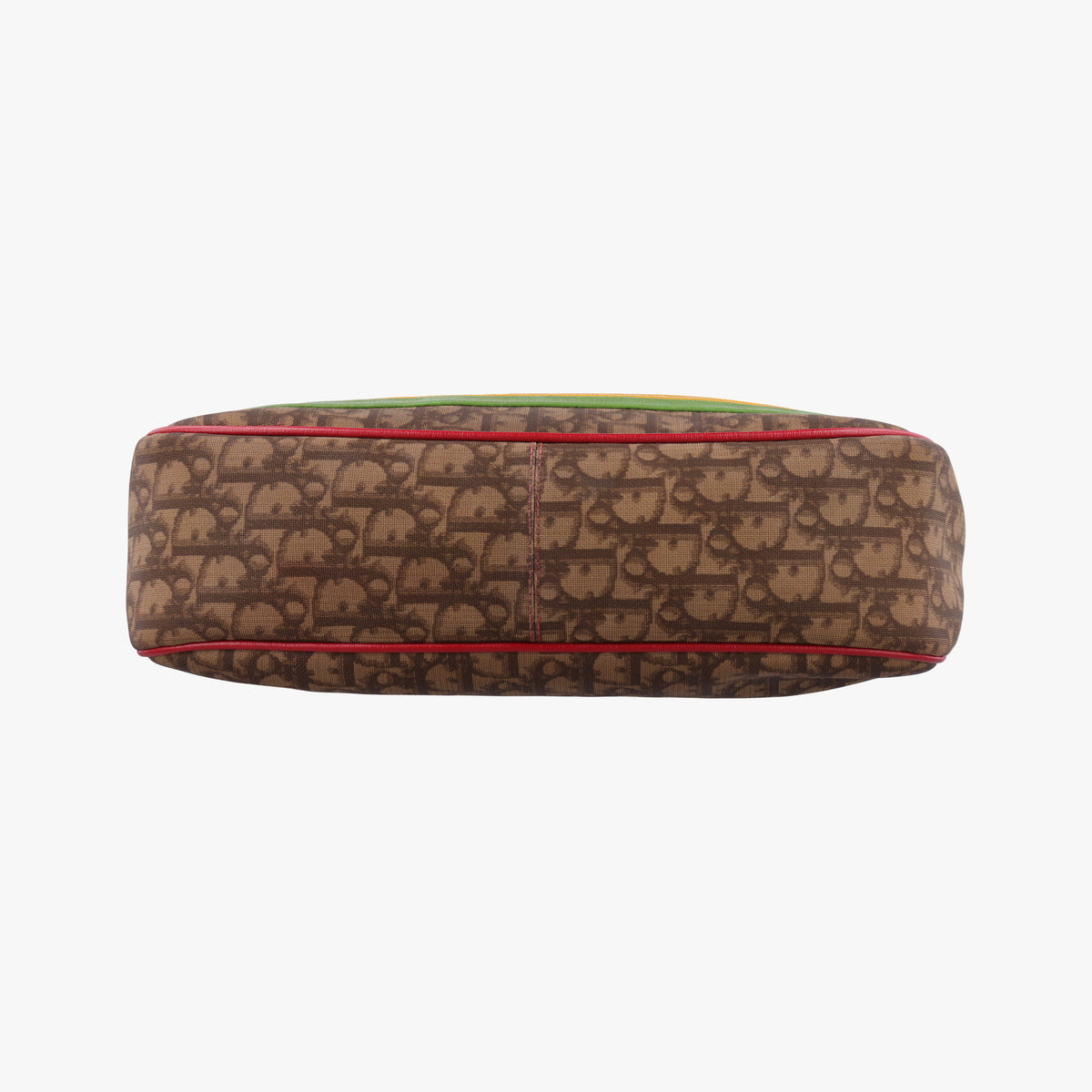 Pre-owned Christian Dior Rasta Trotter Messenger beige×Multicolour PVC coated canvas  shoulderbag | stylenewstar