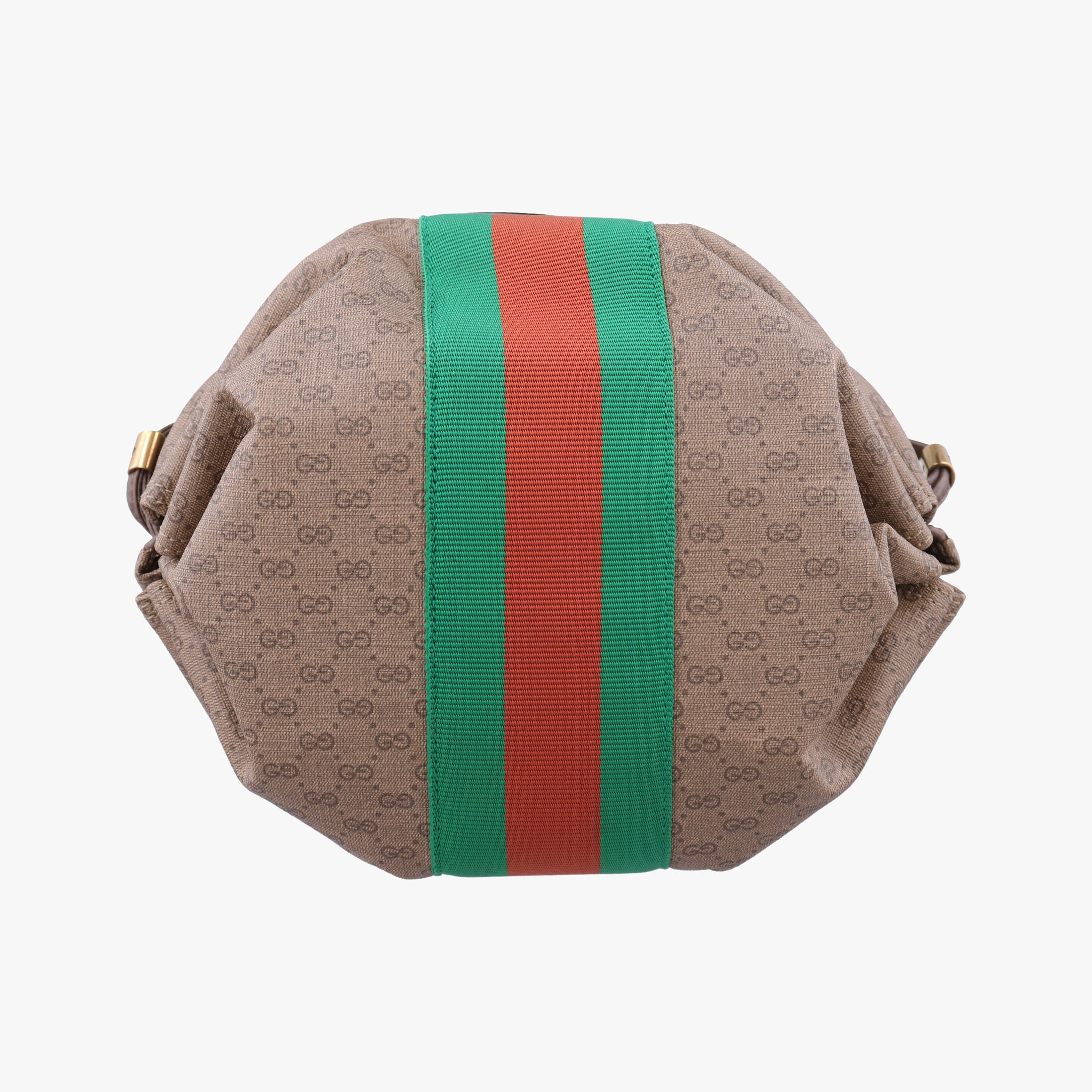 Pre-owned Gucci New Candy Brown PVC coated canvas 564582 shoulderbag | stylenewstar