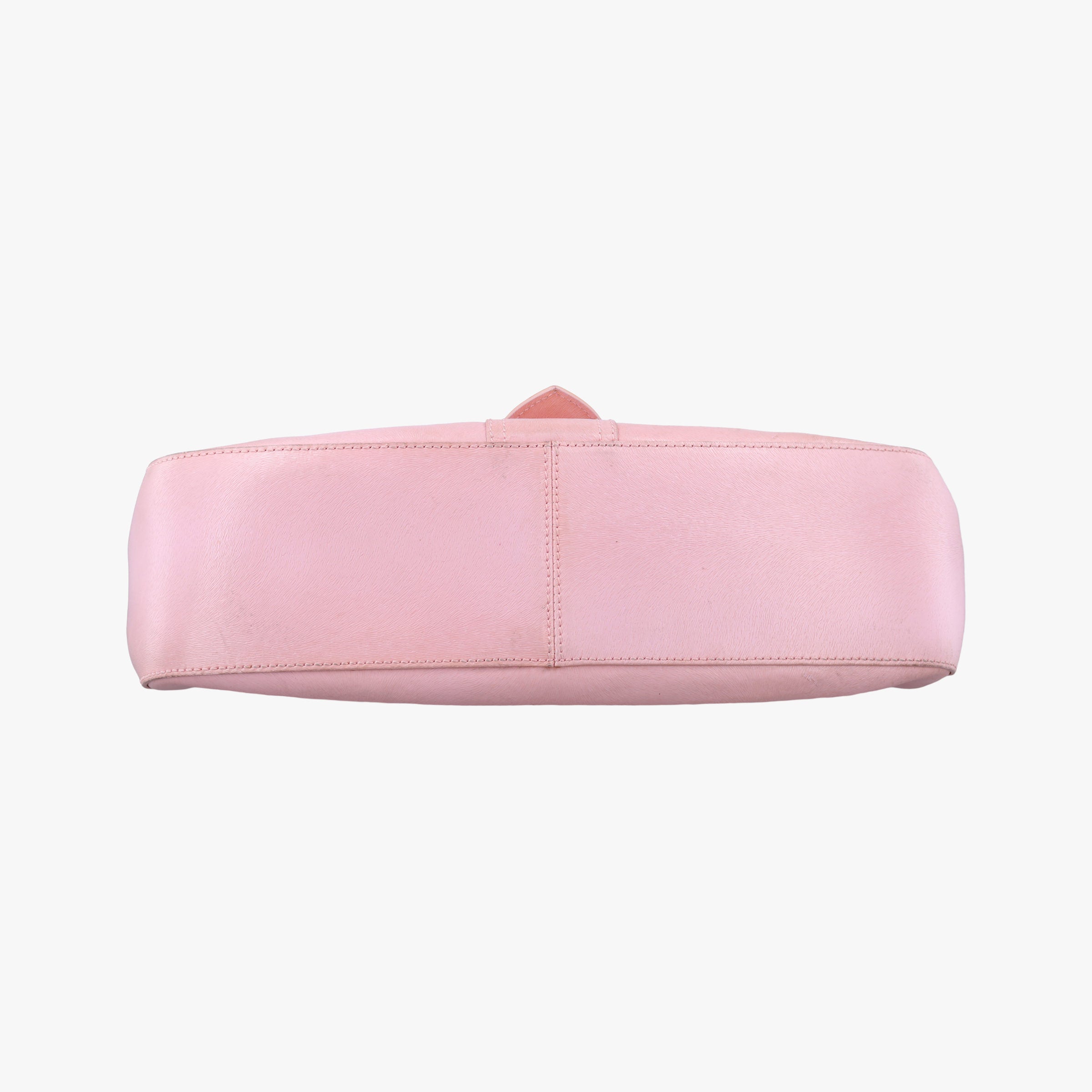 Pre-owned Fendi Logo flap bag Pink Leather 8BN116 handbag | stylenewstar