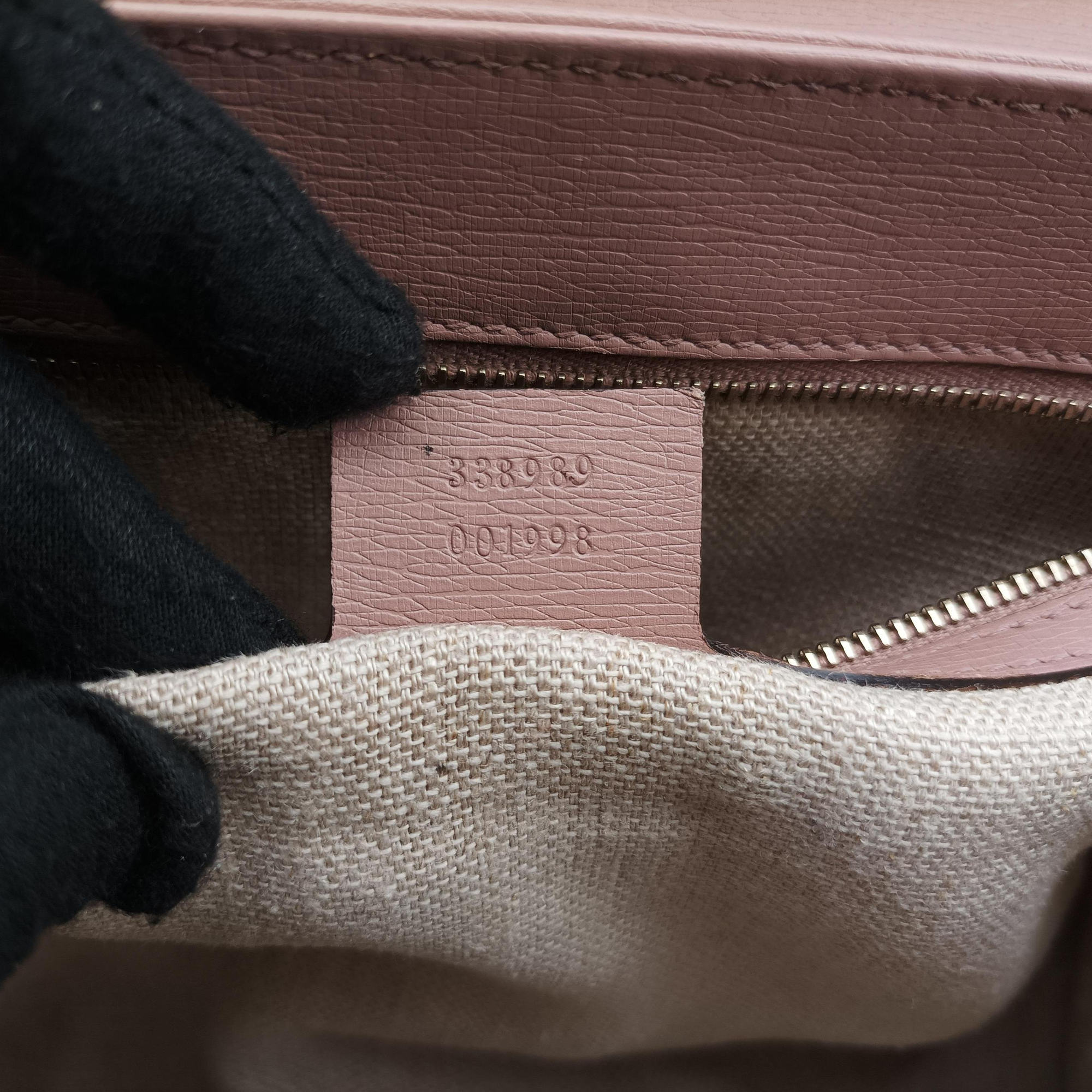 Pre-owned Gucci Bamboo Bullet Pink Leather 338989 shoulderbag | stylenewstar