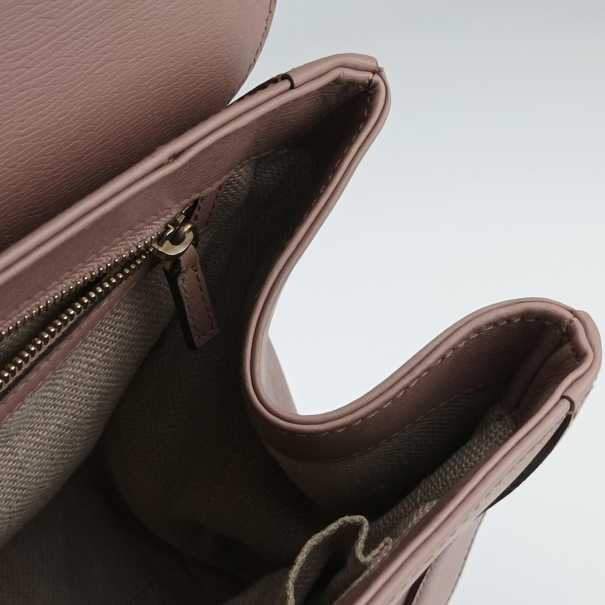 Pre-owned Gucci Bamboo Bullet Pink Leather 338989 shoulderbag | stylenewstar