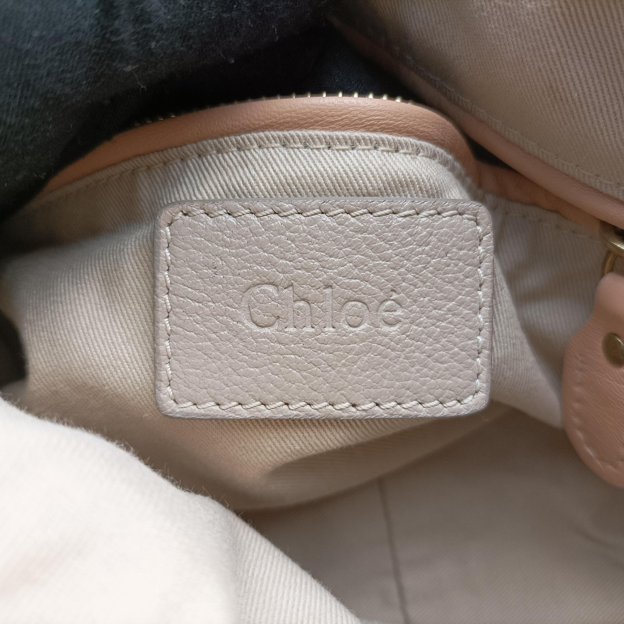 Pre-owned Chloe Paraty Beige ponyhair x Leather  shoulderbag | stylenewstar