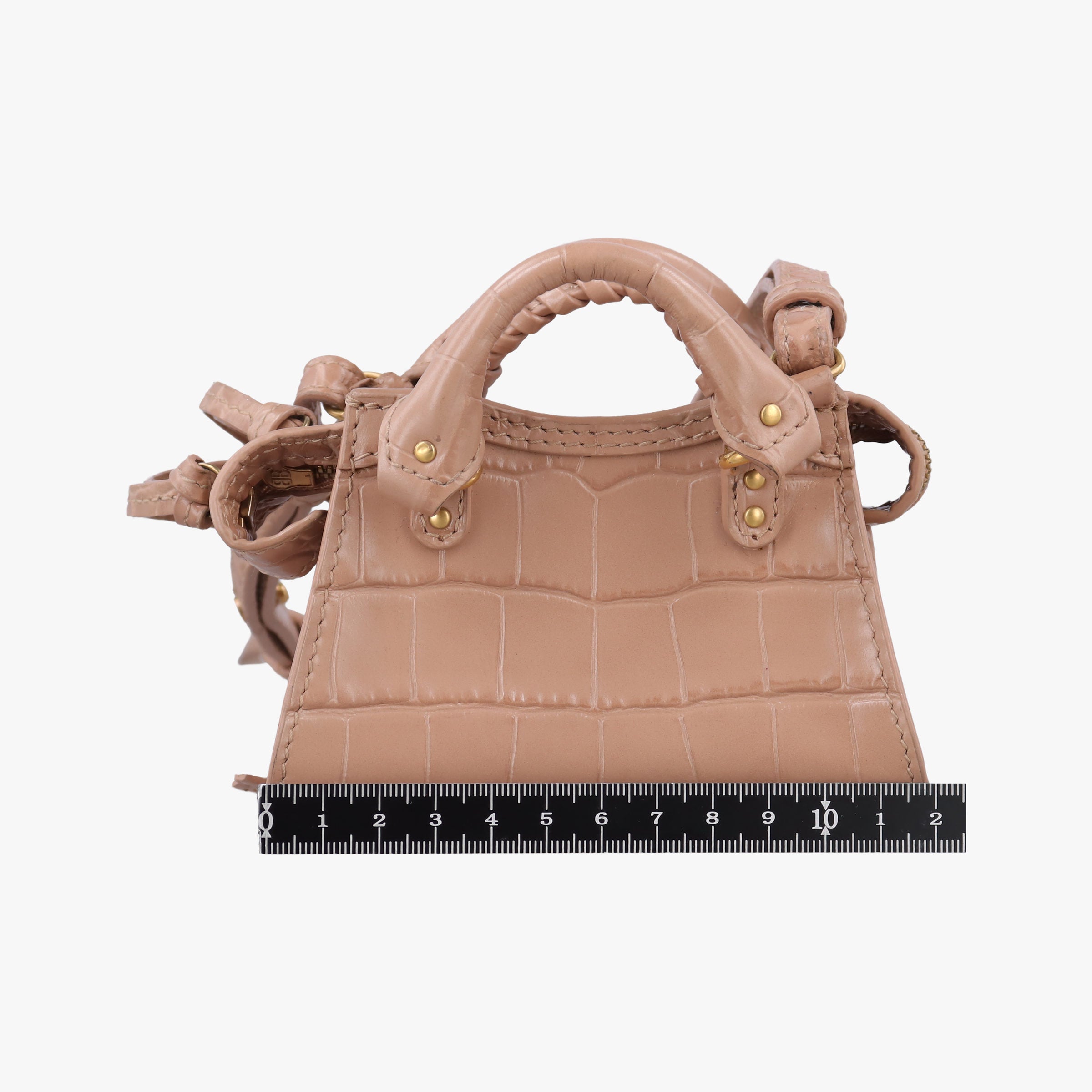 Pre-owned Balenciaga Neo Classic City nano Pink Leather  shoulderbag | stylenewstar