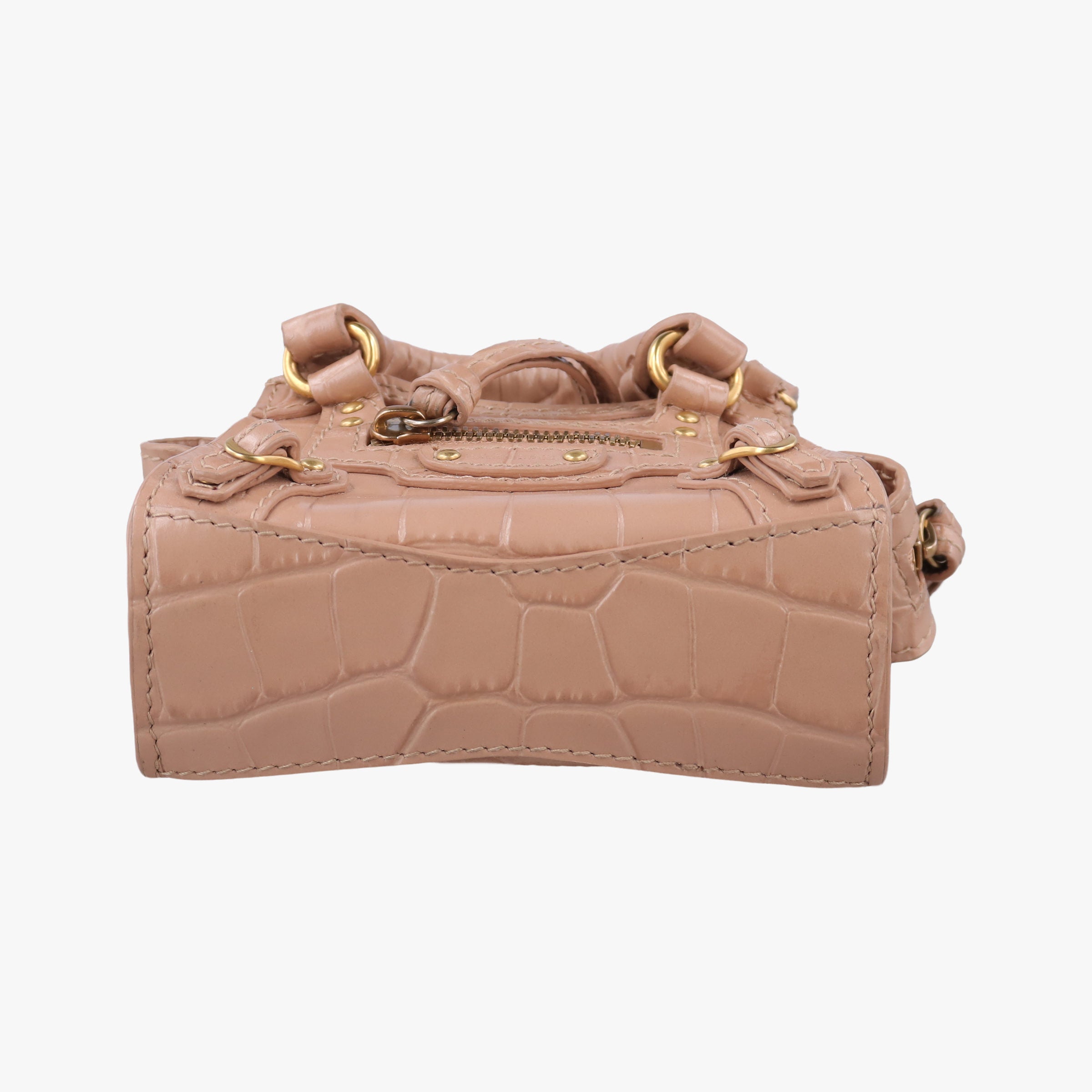 Pre-owned Balenciaga Neo Classic City nano Pink Leather  shoulderbag | stylenewstar