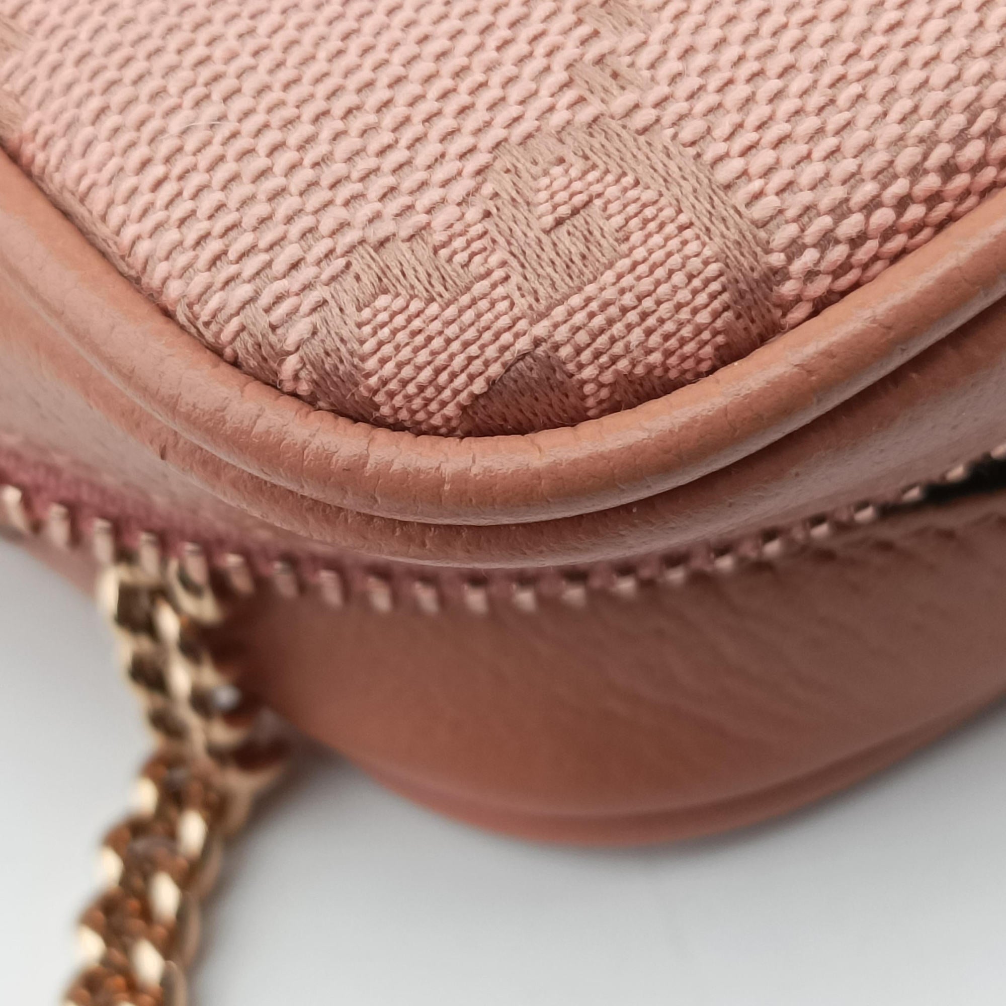 Vintage Gucci OPHIDIA Pink canvas×leather 574493 shoulderbag | stylenewstar